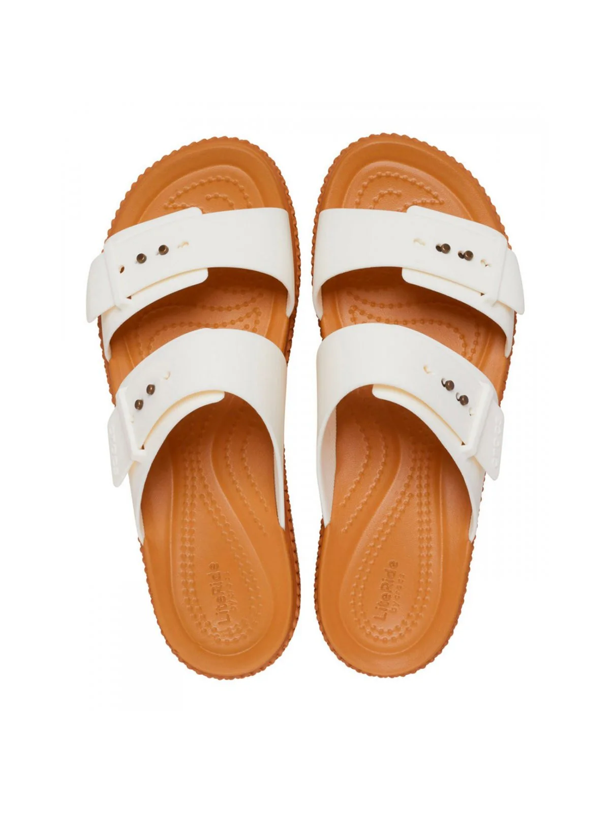 CROCS Sandalo Donna Brooklyn Woven Buckle W 209978 0WV  CHALK - Image 4