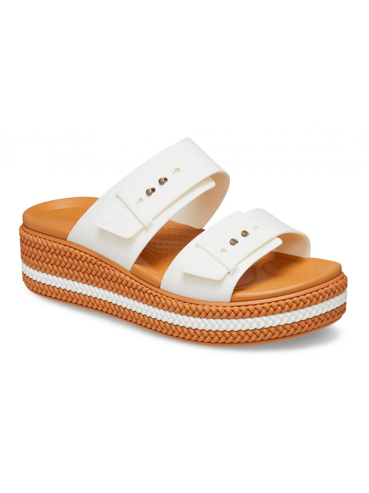 CROCS Sandalo Donna Brooklyn Woven Buckle W 209978 0WV  CHALK - Image 5