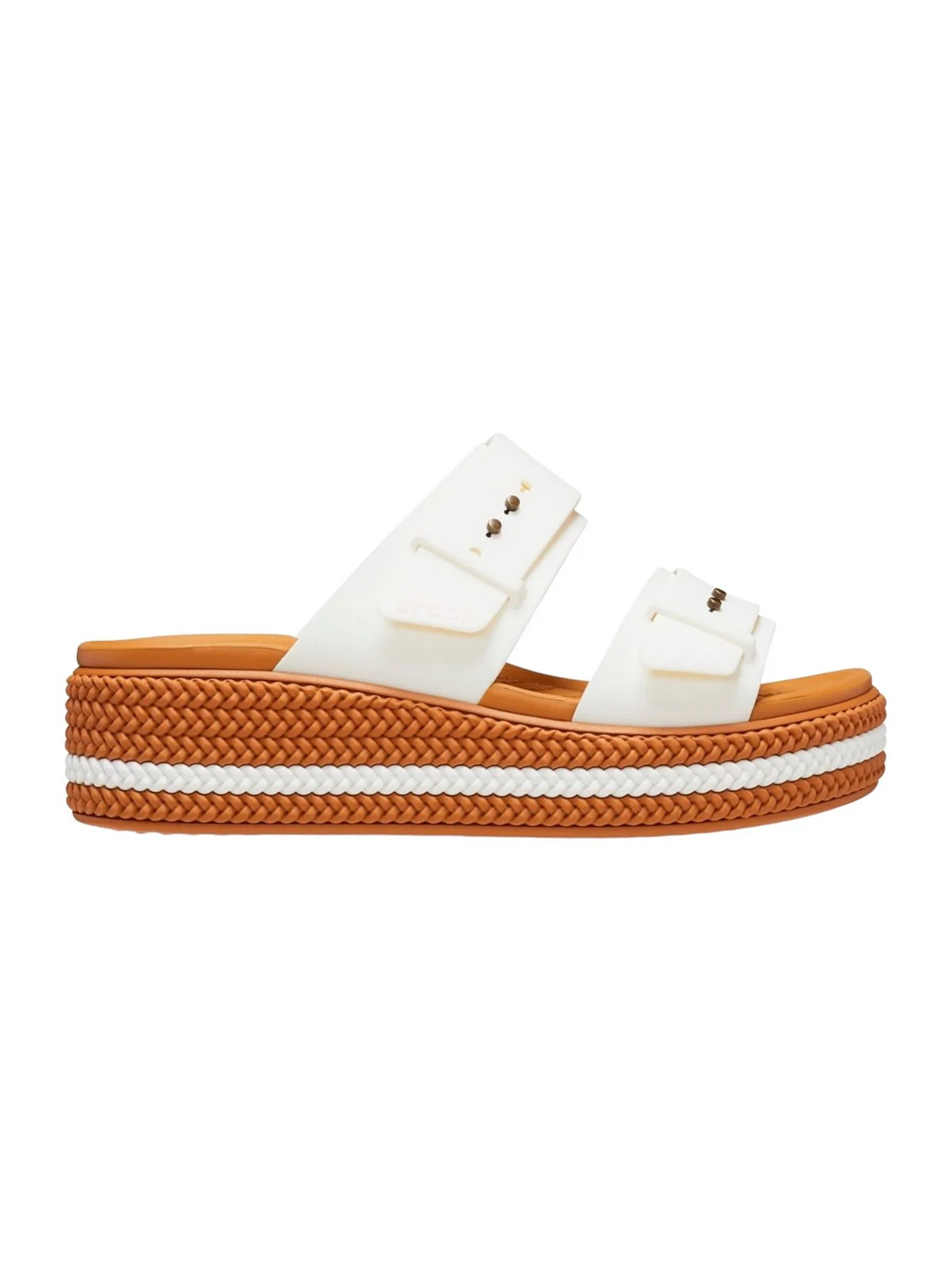 CROCS Sandalo Donna Brooklyn Woven Buckle W 209978 0WV  CHALK - Image 6