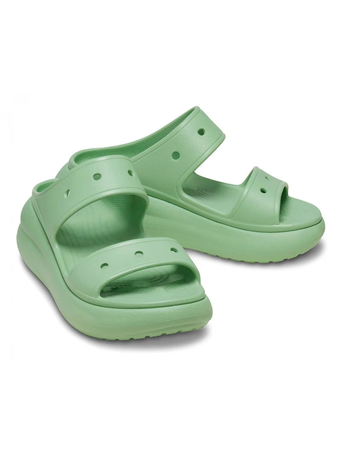 CROCS Sandalo Donna Classic Crush Sandal W 207670 374 Verde - Image 3