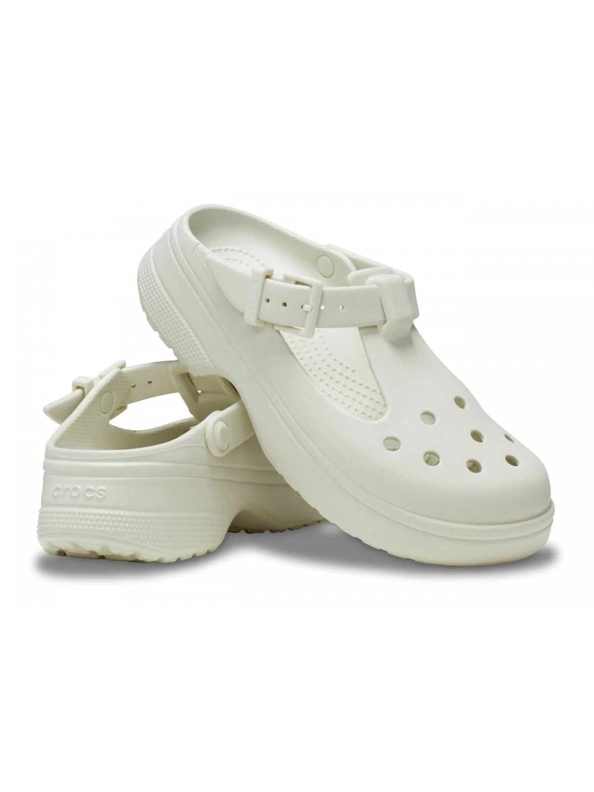 CROCS Sandalo Donna Classic Mary Jane Clog 210581 0HZ LINEN - Image 3