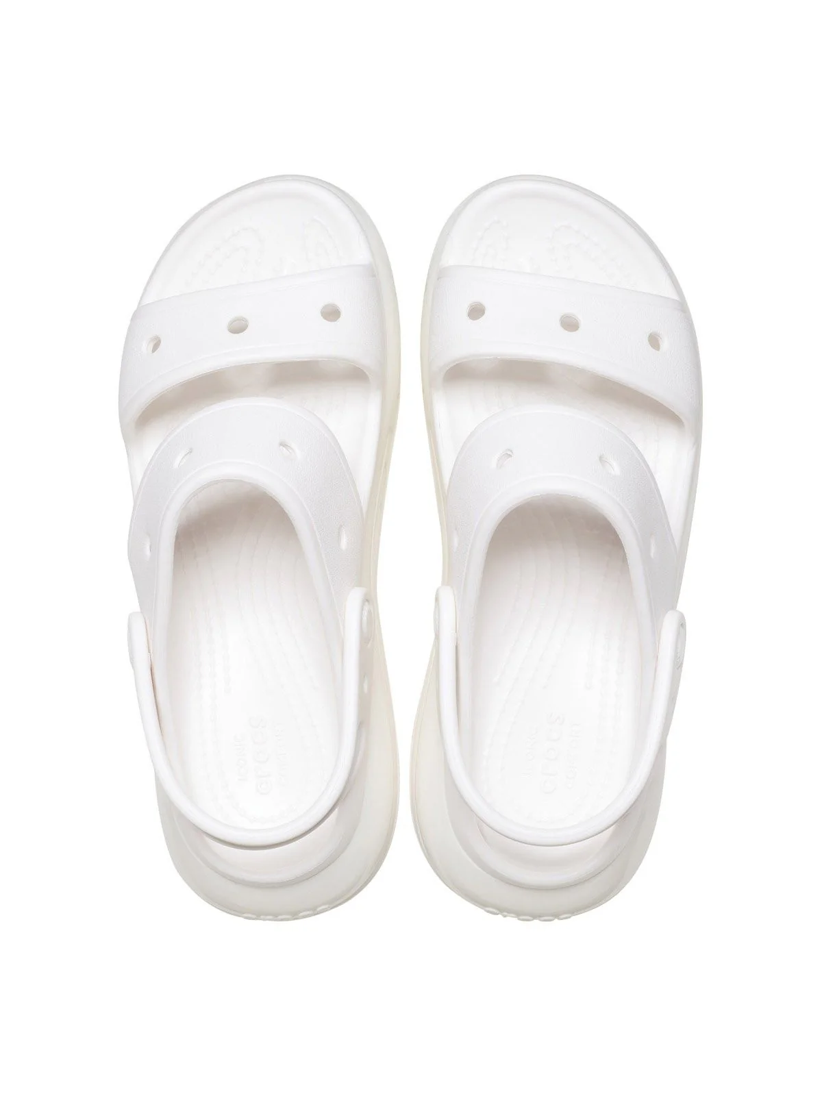 CROCS Sandalo Donna Classic Mega Crush Sandal W 207989 100 Bianco - Image 4