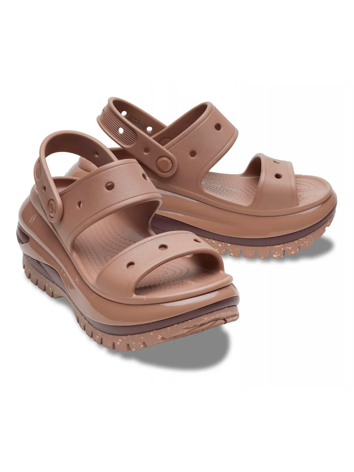 CROCS Sandalo Donna Classic Mega Crush Sandal W 207989 2Q9 Marrone - Image 5