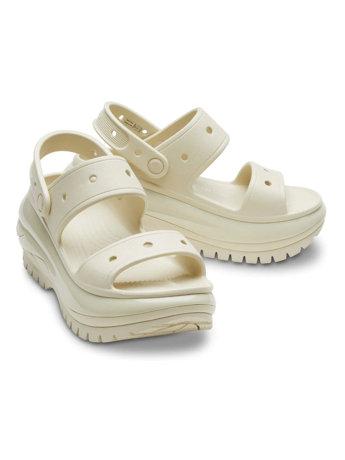 CROCS Sandalo Donna Classic Mega Crush Sandal W 207989 2Y2 Beige - Image 2