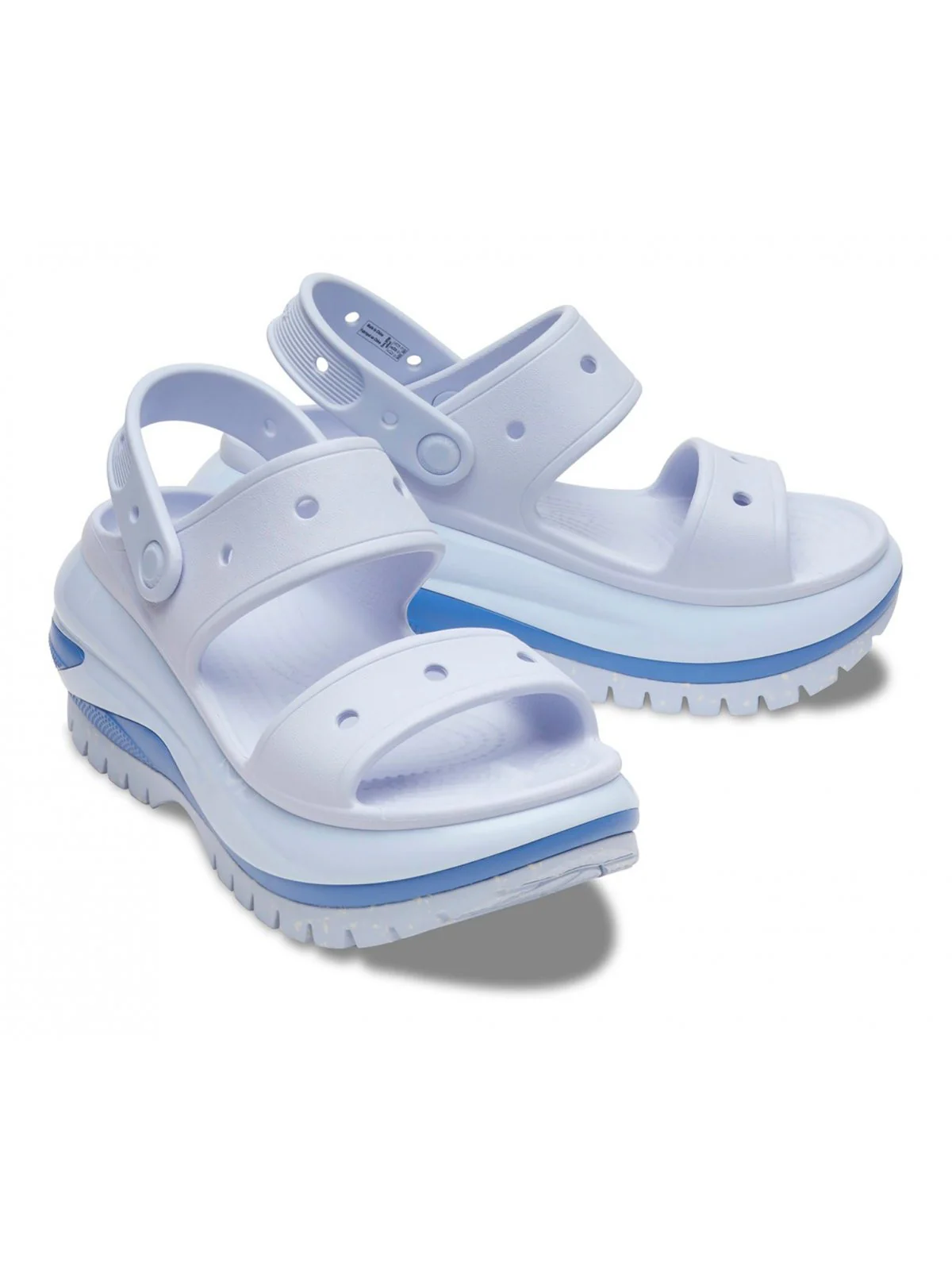 CROCS Sandalo Donna Classic Mega Crush Sandal W 207989 5AF Blu - Image 3