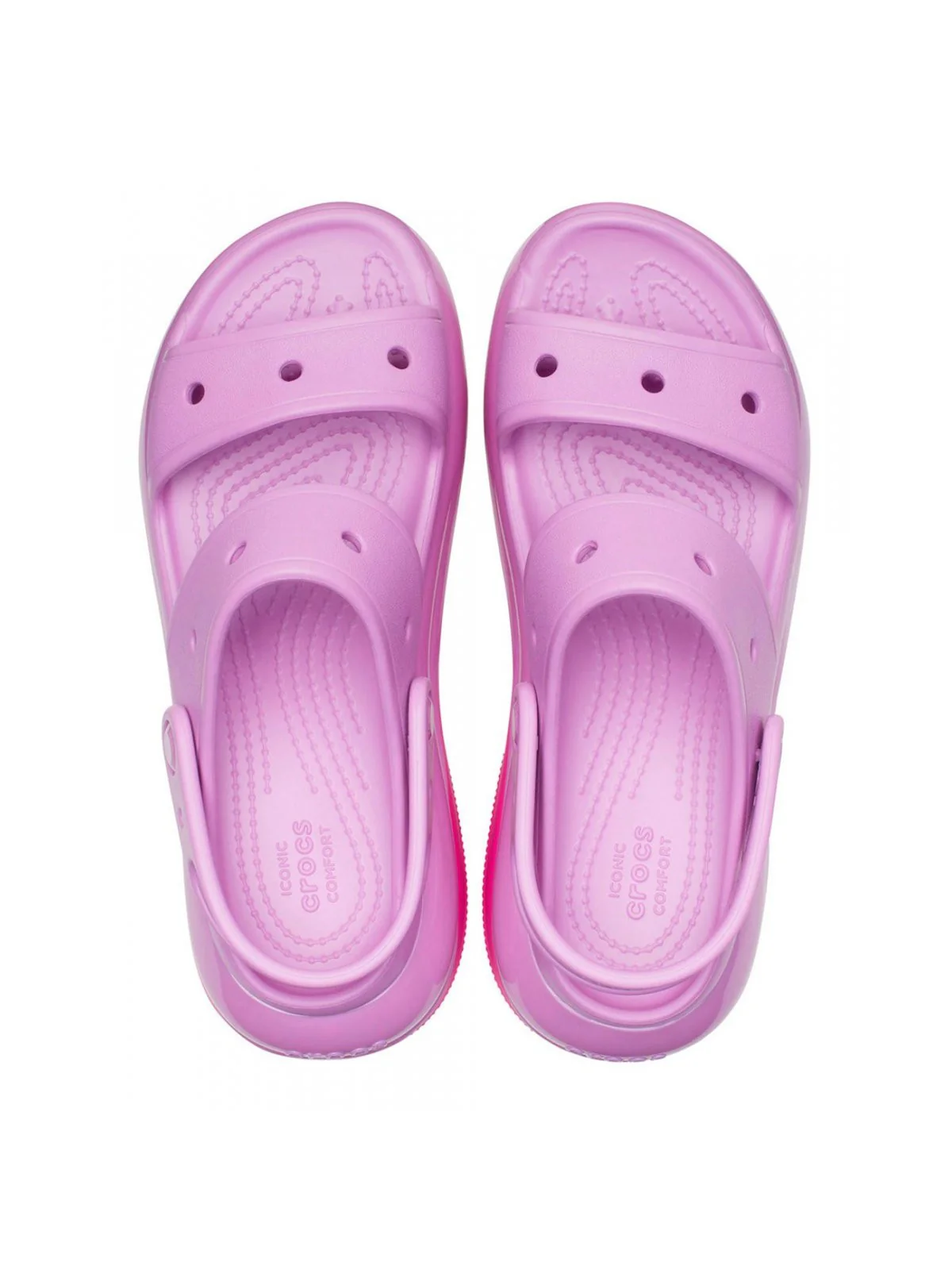 CROCS Sandalo Donna Classic Mega Crush Sandal W 207989 6WQ Rosa - Image 4