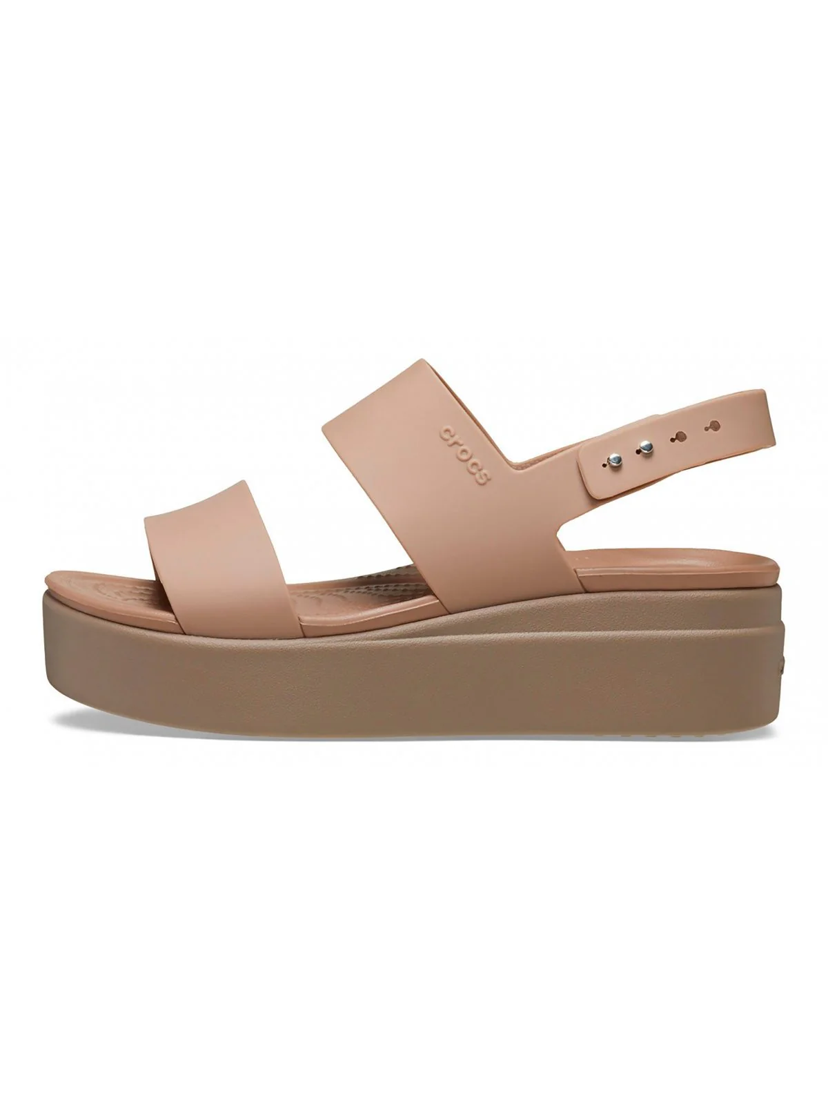 CROCS Sandalo Donna Crocs Brooklyn Low Wedge W 206453 2EL LATTE/MUSHRO - Image 2