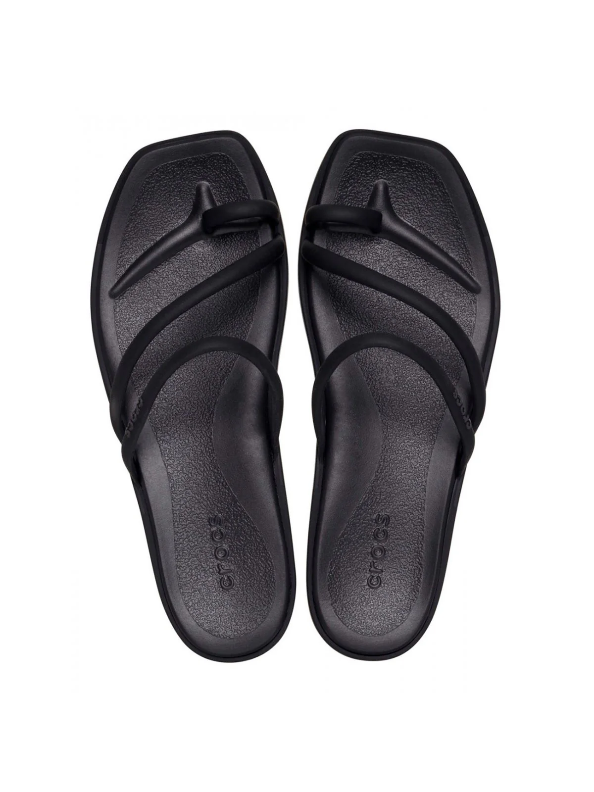 CROCS Sandalo Donna Miami Toe Loop Sandal W 209862 001 BLACK - Image 4