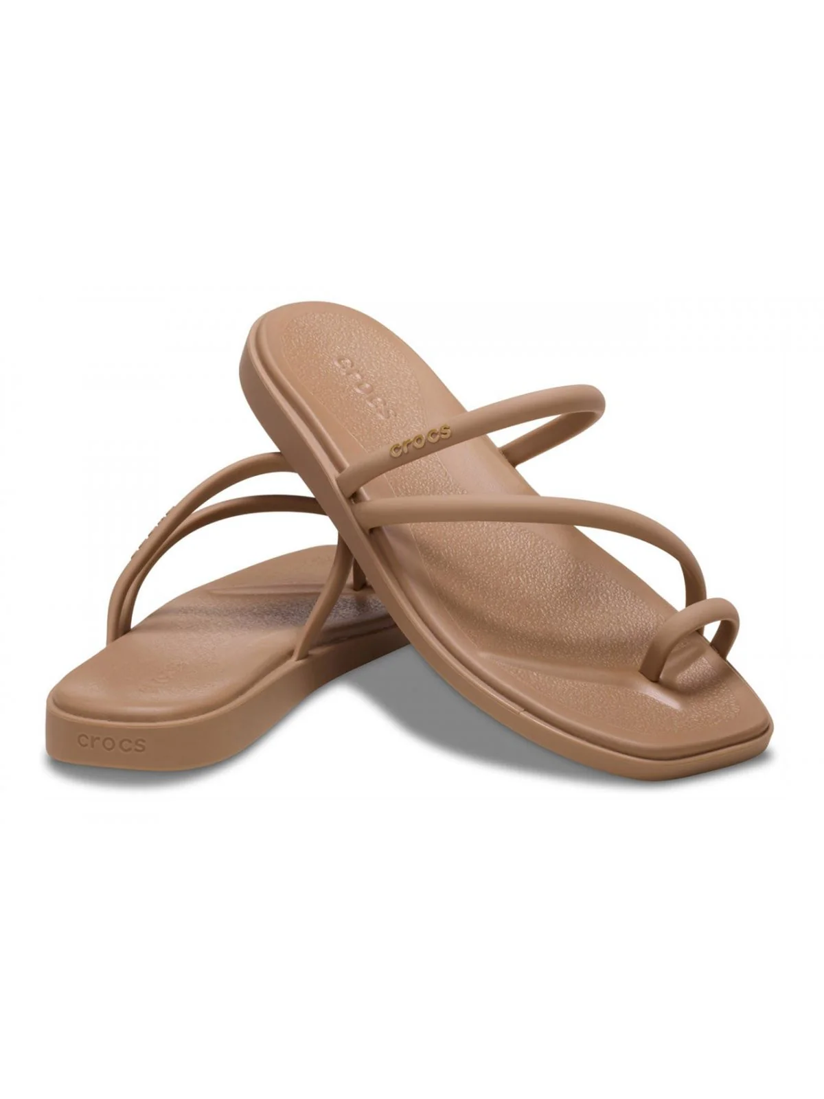 CROCS Sandalo Donna Miami Toe Loop Sandal W 209862 2JJ MILK CHOCCOLATE - Image 3