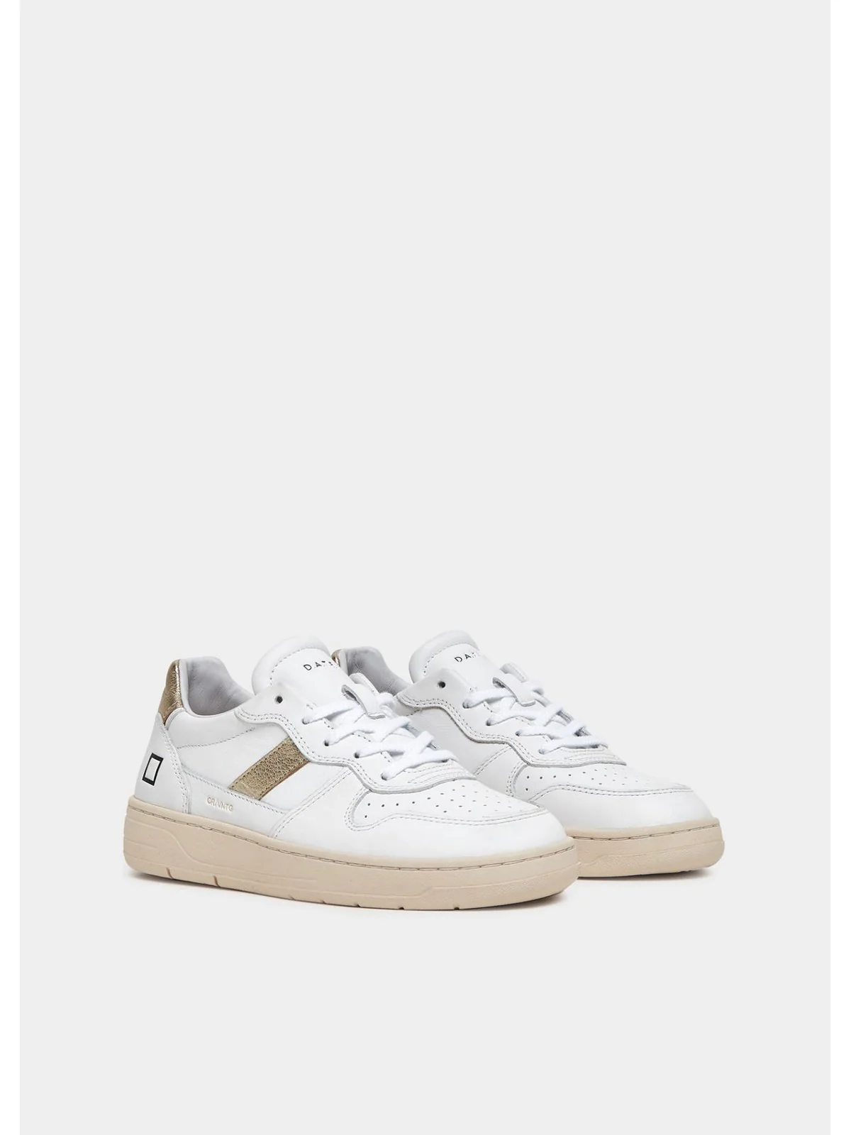 D.A.T.E. Sneaker Donna COURT 2.0 VINT W997-C2-VC-WM Bianco - Image 4