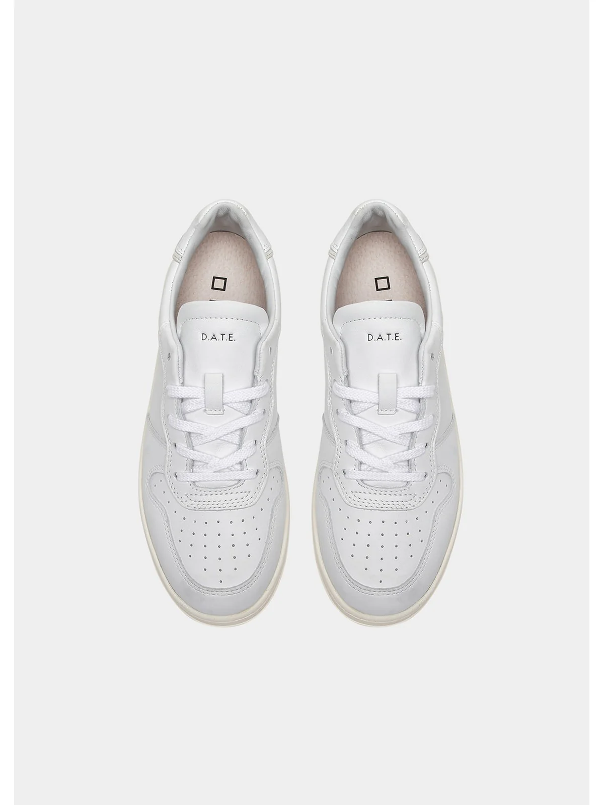 D.A.T.E. Sneaker Donna COURT CALF W997-CR-CA-WH                                            Bianco - Image 4
