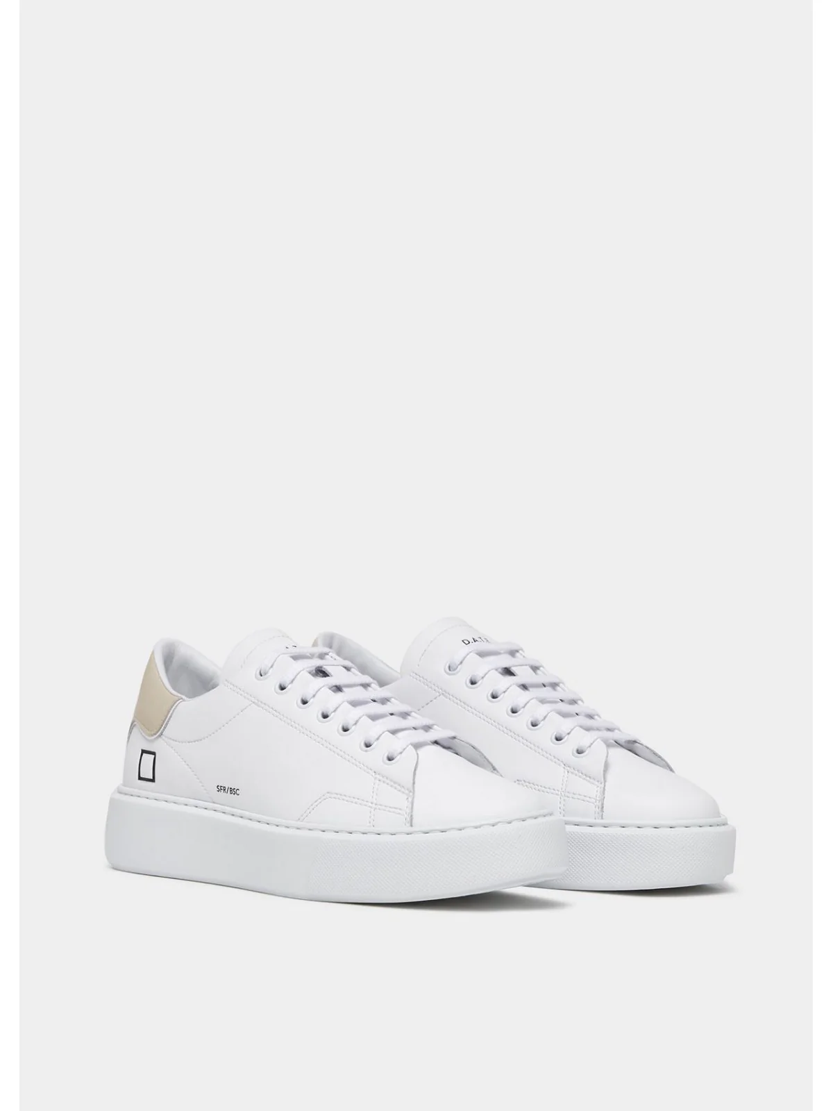 D.A.T.E. Sneaker Donna SFERA CALF W997-SF-CA-HB                                            Bianco - Image 4