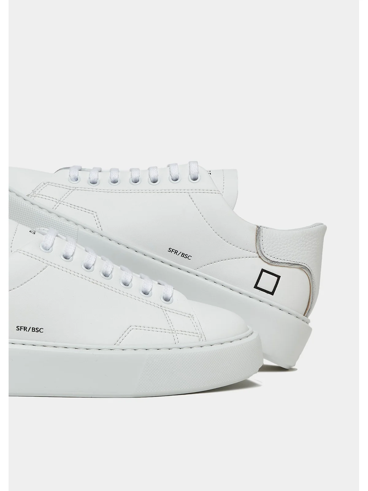D.A.T.E. Sneaker Donna SFERA CALF W997-SF-CA-WH                                            Bianco - Image 5