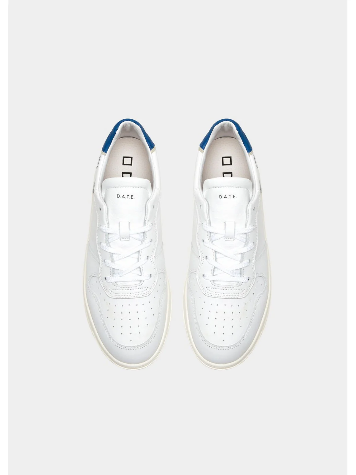D.A.T.E. Sneaker Uomo COURT CALF M997-CR-CA-WE Bianco - Image 3