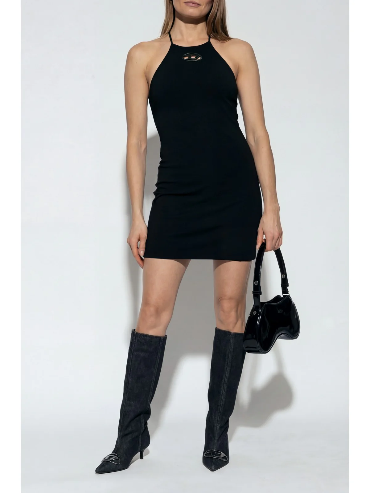 DIESEL Abito Donna D-ELMA ABITO A20099 0PHAL 9XX 001 - BLACK - Image 2