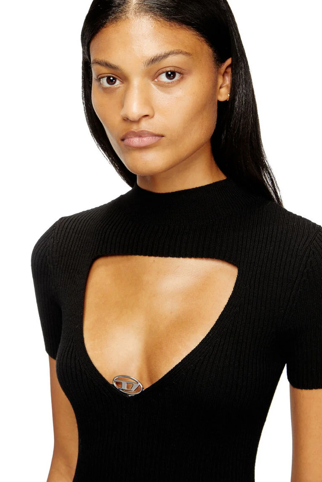 DIESEL Abito Donna M-OLYMPE ABITO A21400 0PLBF 9XX 001 - BLACK - Image 2