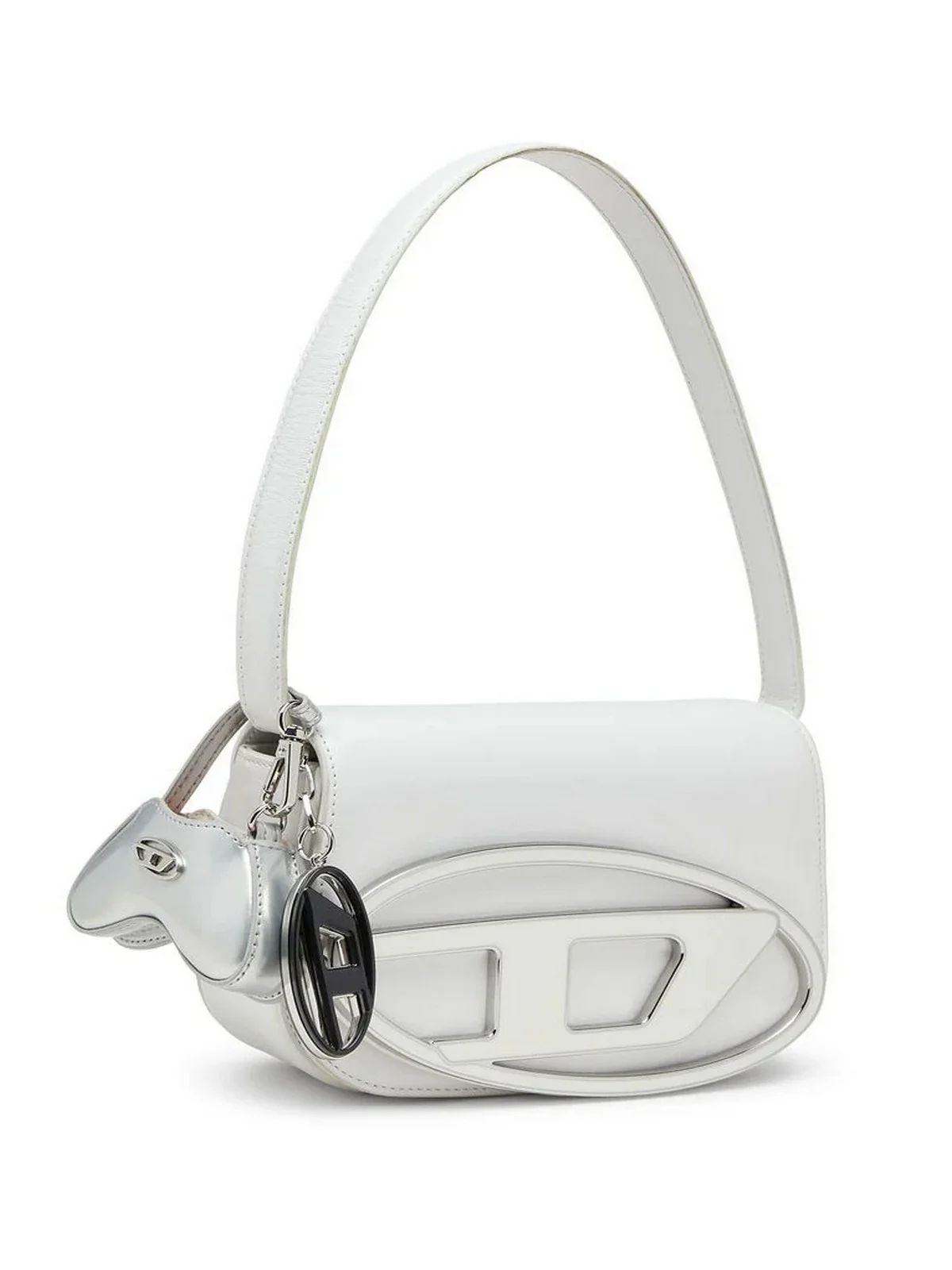DIESEL Borsa Donna 1DR 1DR SHOULDER BAG X08396 PR818 T1003 100 - WHITE - Image 4