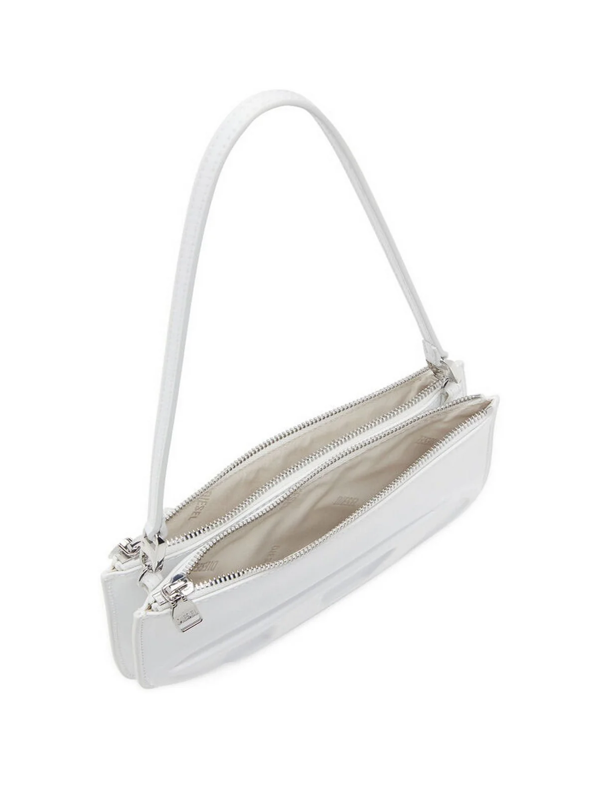 DIESEL Borsa Donna 1DR 2.0 1DR TWIN SHOULDER BAG X10330 PR818 T1003 100 - WHITE - Image 5