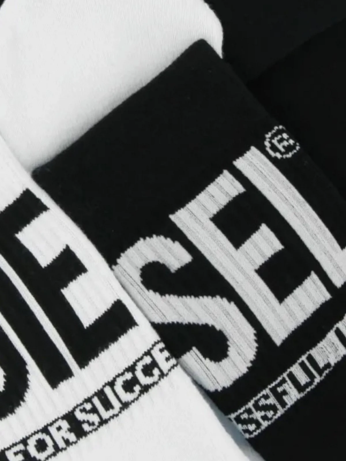 DIESEL Calzini Bambini e ragazzi  00J4MX 0BAWN K900G BLACK+WHITE - Image 4