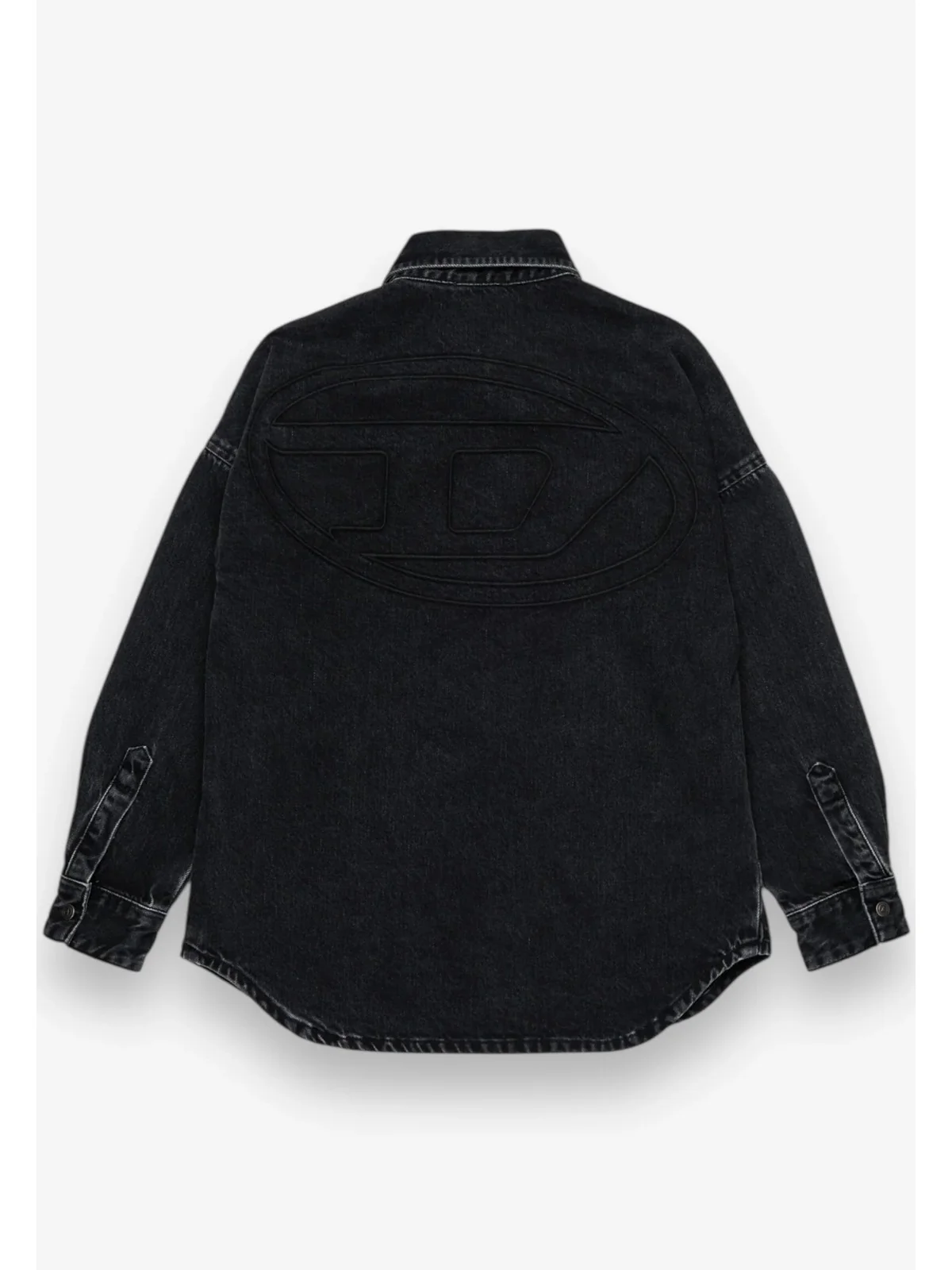 DIESEL Camicia Bambini e ragazzi  J02307 KXBPT K02 DENIM NERO - Image 4