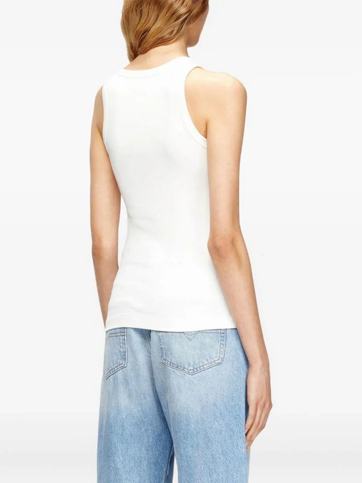 DIESEL Canotta Donna T-ANKI-OD TOP A19908 0JMBA 141 104 - OFF/WHITE - Image 3