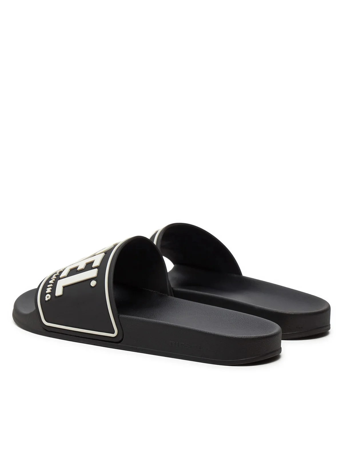 DIESEL Ciabatta Uomo MAYEMI SA-MAYEMI CC SANDALS Y02801 P4441 H0958 014 - BLACK/WHITE - Image 3