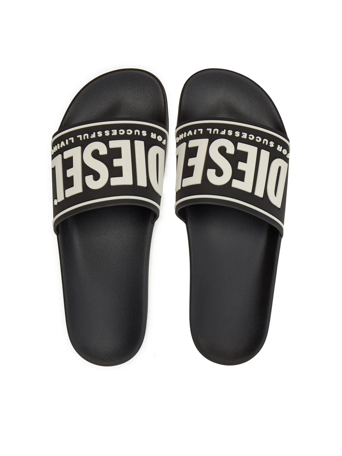 DIESEL Ciabatta Uomo MAYEMI SA-MAYEMI CC SANDALS Y02801 P4441 H0958 014 - BLACK/WHITE - Image 4