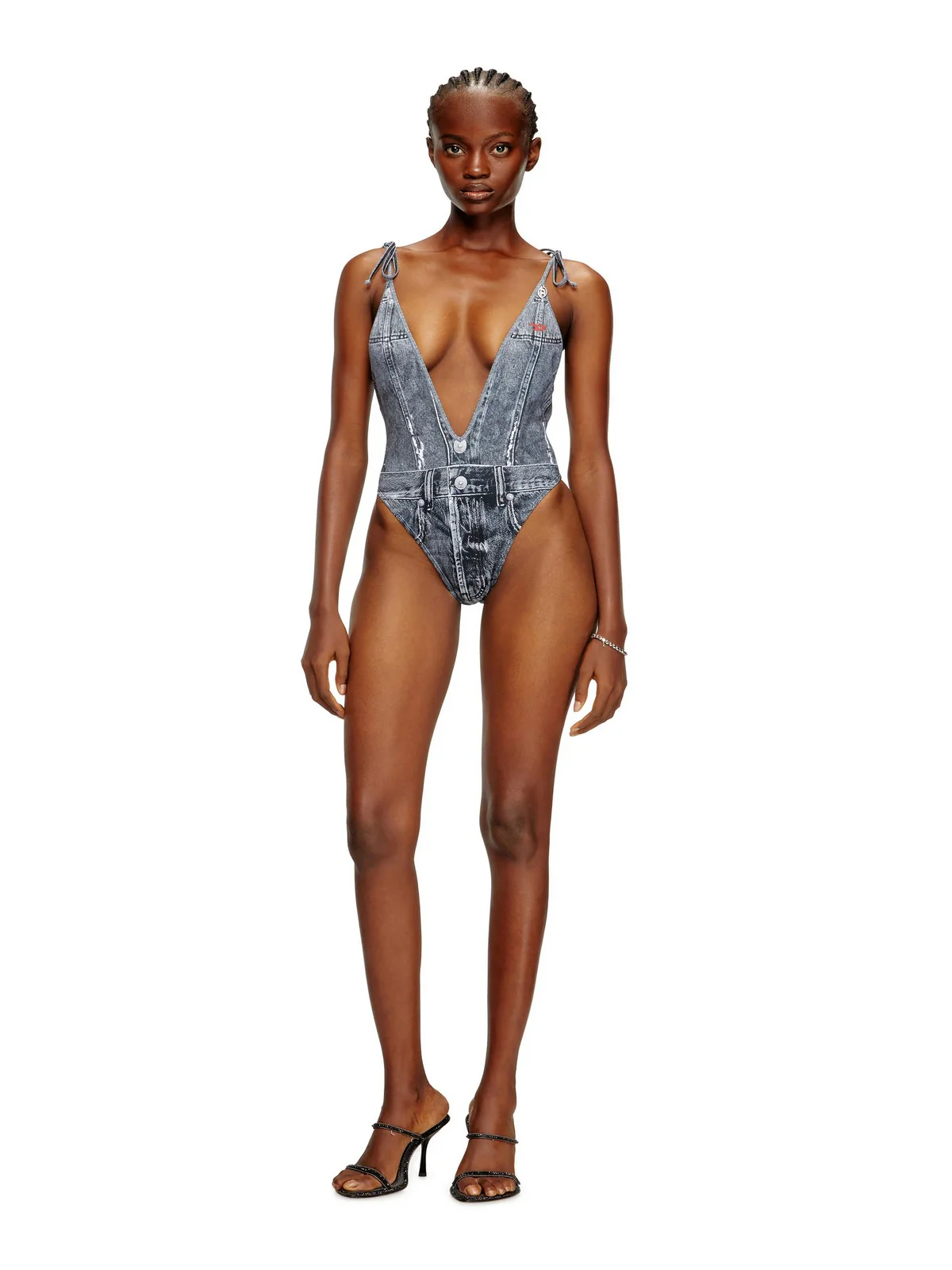 DIESEL Costume da bagno Donna KINSLEY-DNM INTERO A18751 0BNCW E6866 900 - DENIM - Image 6
