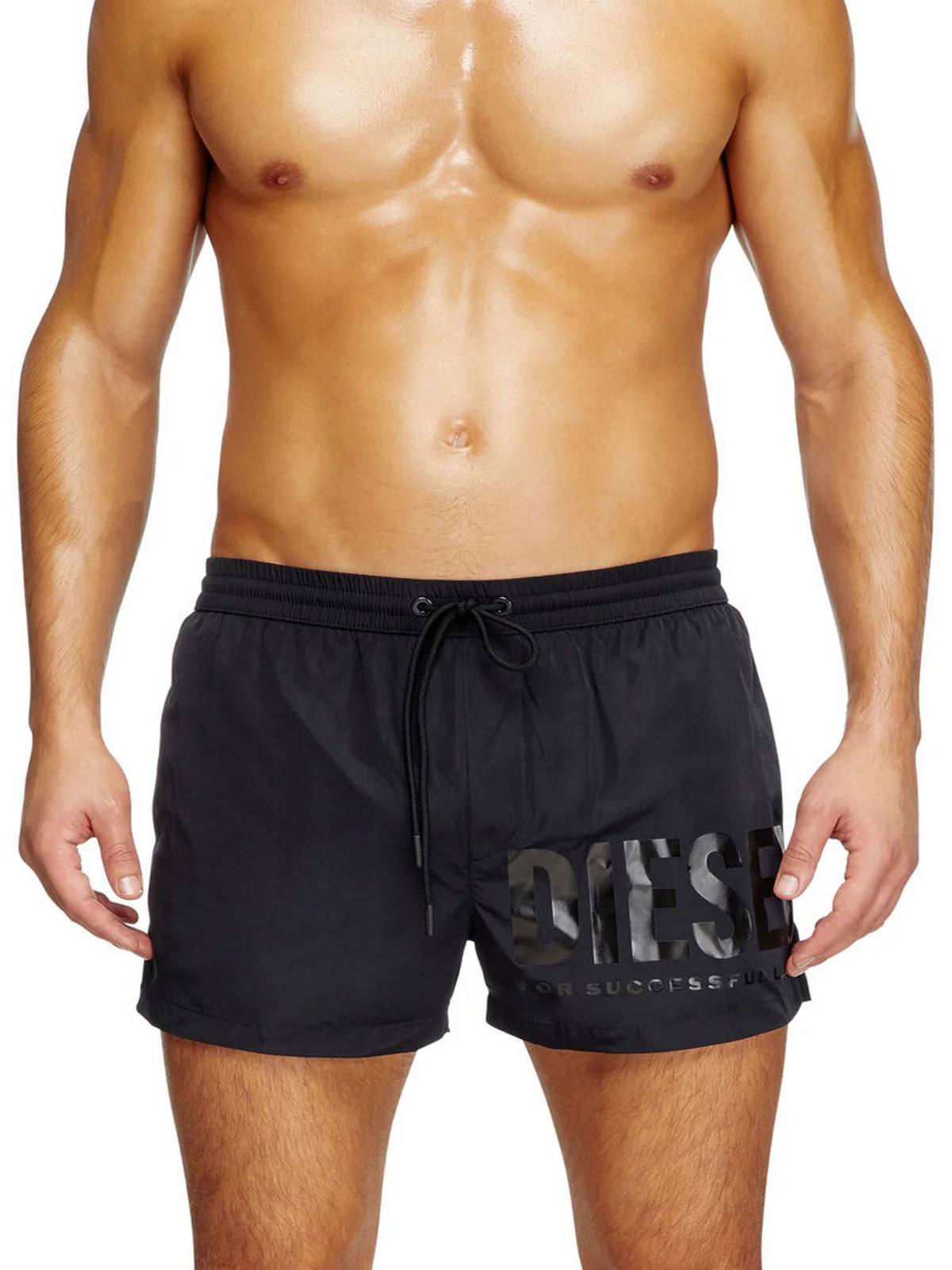 DIESEL Costume da bagno Uomo MARIO-34-D-CORE BOXERS A16300 0NJAS E1350 001 - BLACK - Image 2