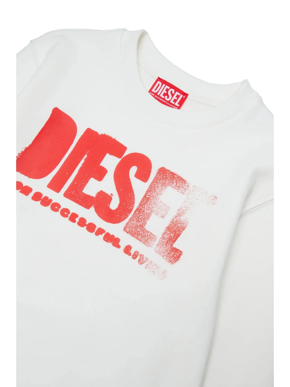 DIESEL Felpa Bambini e ragazzi  J02619 0GEAD K141 off white - Image 2