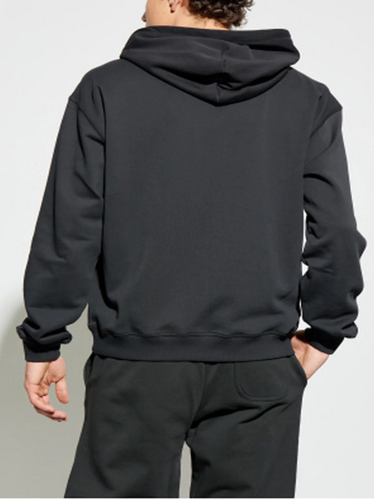 DIESEL Felpa Uomo S-NORM-HOOD-IOD FELPA A20447 0BKBW 900 001 - BLACK - Image 3