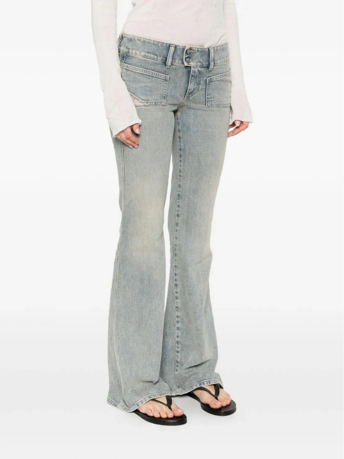 DIESEL Jeans Donna D-HUSH L.32 PANTALONI A13820 09N33 01 900 - DENIM - Image 3