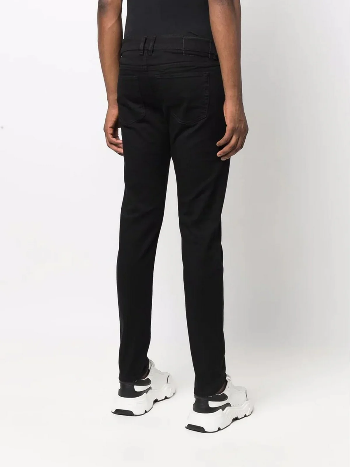 DIESEL Jeans Uomo 1979 SLEENKER L.30 PANTALONI A03595 09C51 02 008 - BLACK/DENIM - Image 3