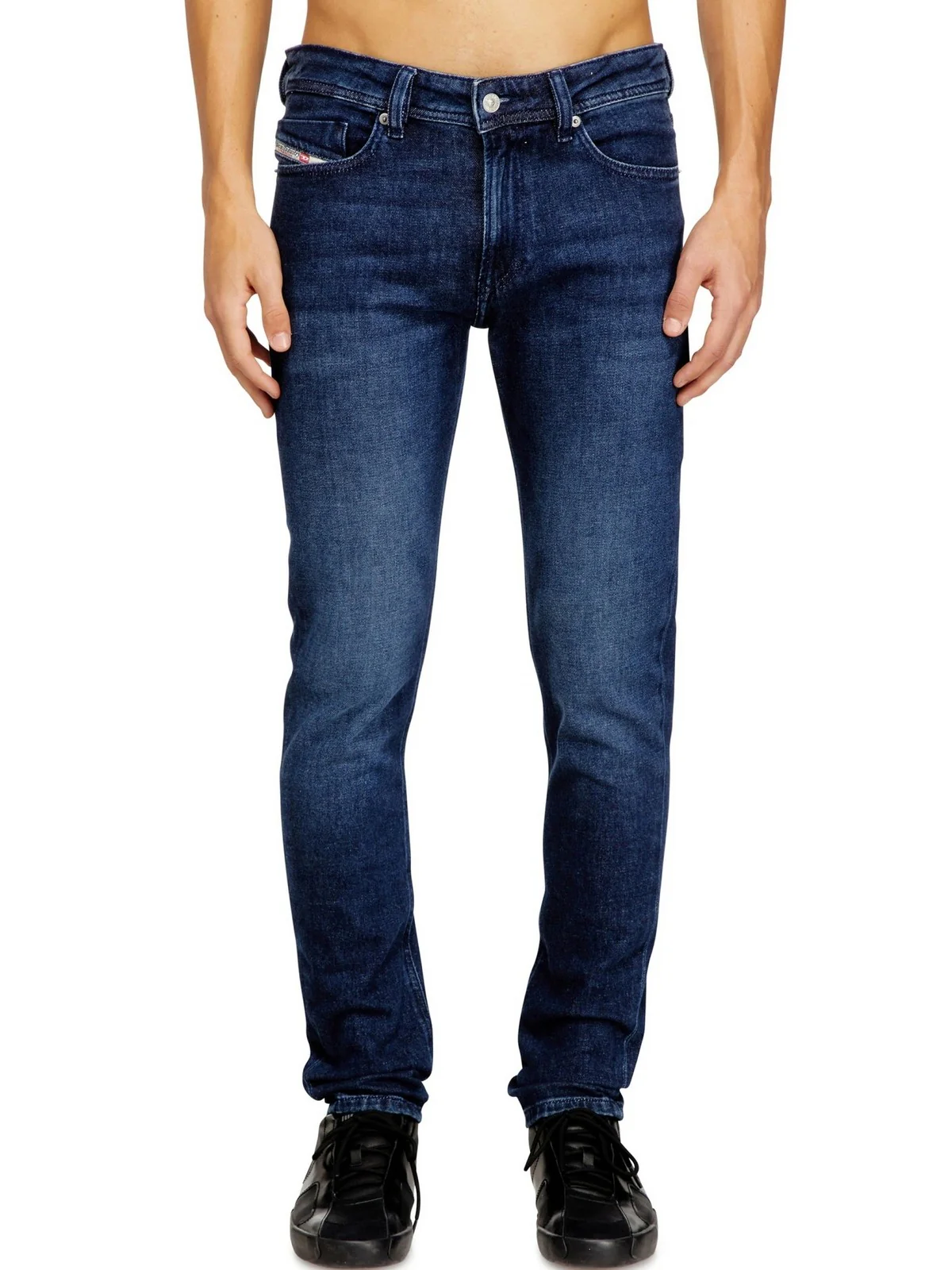 DIESEL Jeans Uomo 1979 SLEENKER L.30 PANTALONI A03595 0ADBF 01 900 - DENIM - Image 2