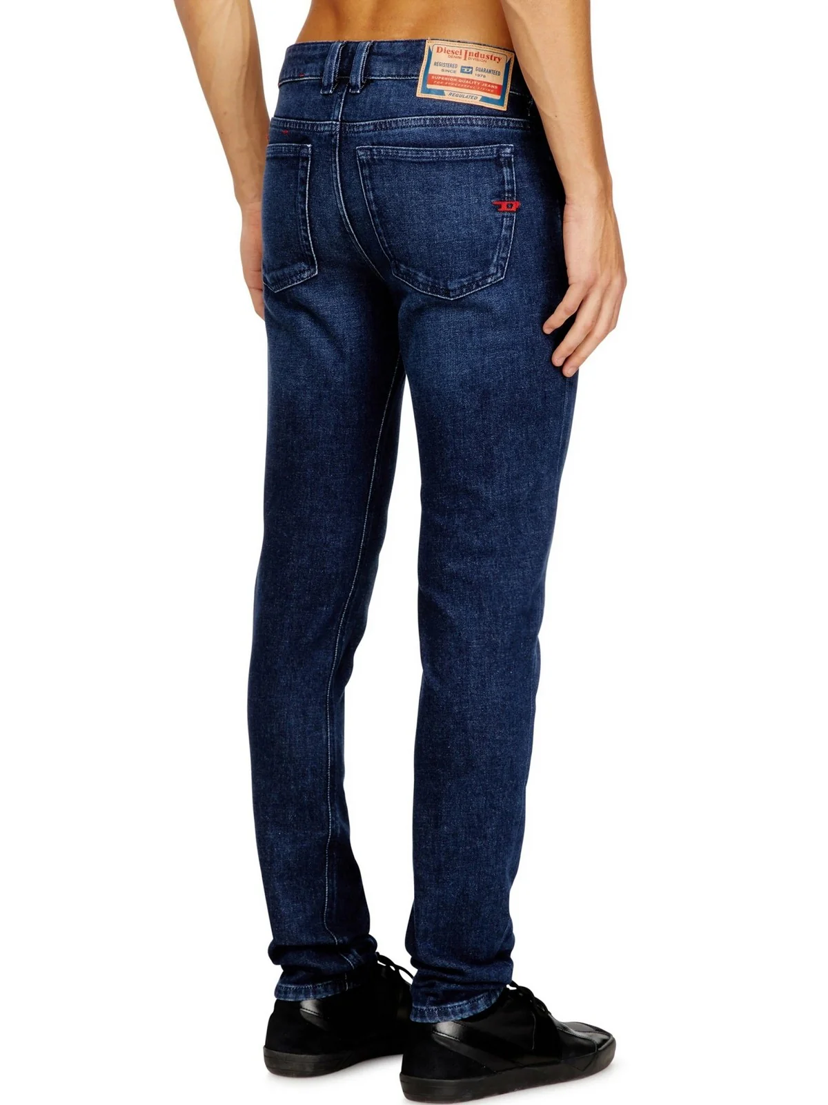 DIESEL Jeans Uomo 1979 SLEENKER L.30 PANTALONI A03595 0ADBF 01 900 - DENIM - Image 4