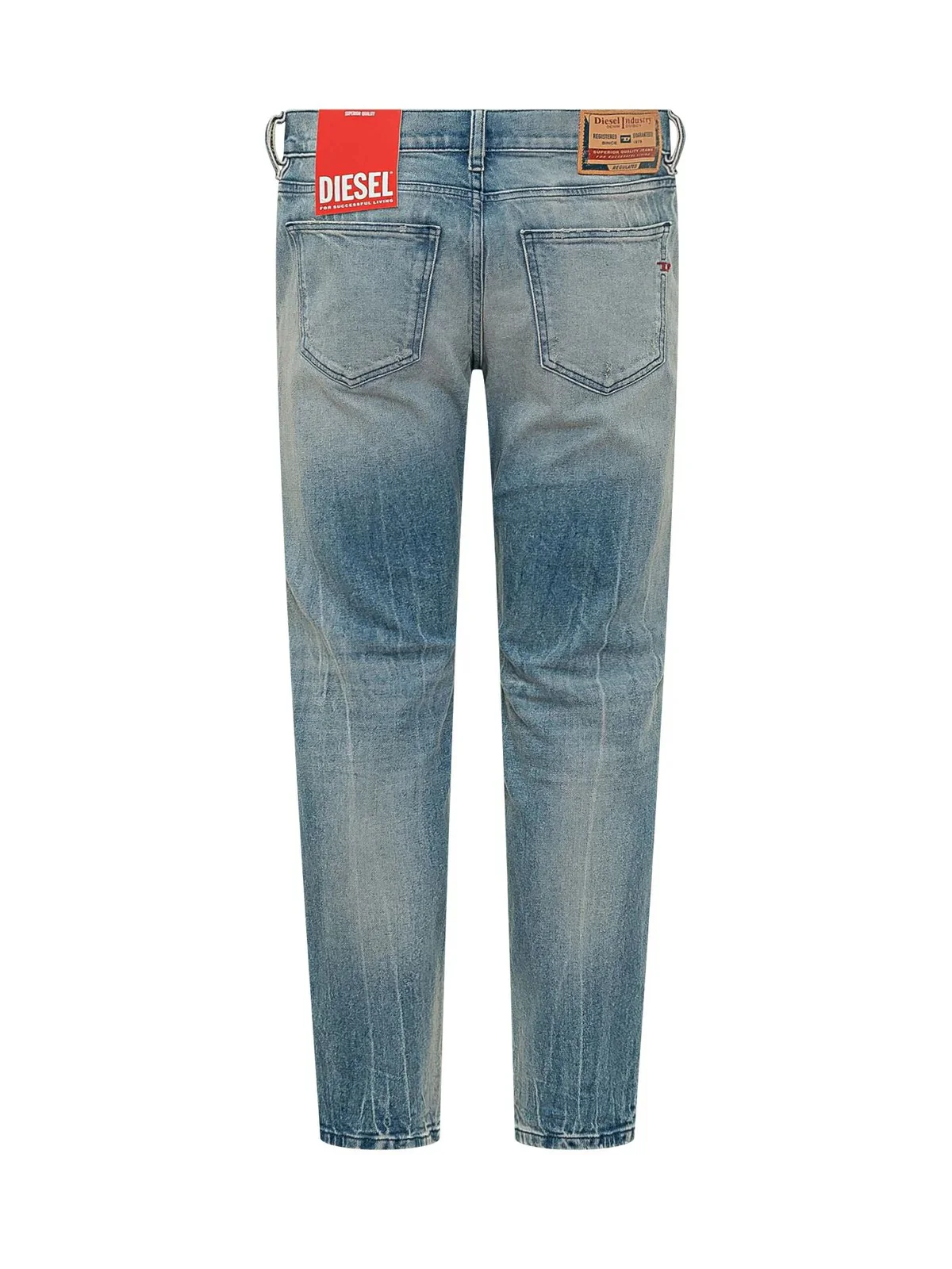 DIESEL Jeans Uomo 2019 D-STRUKT L.30 PANTALONI A03562 09N38 01 900 - DENIM - Image 2