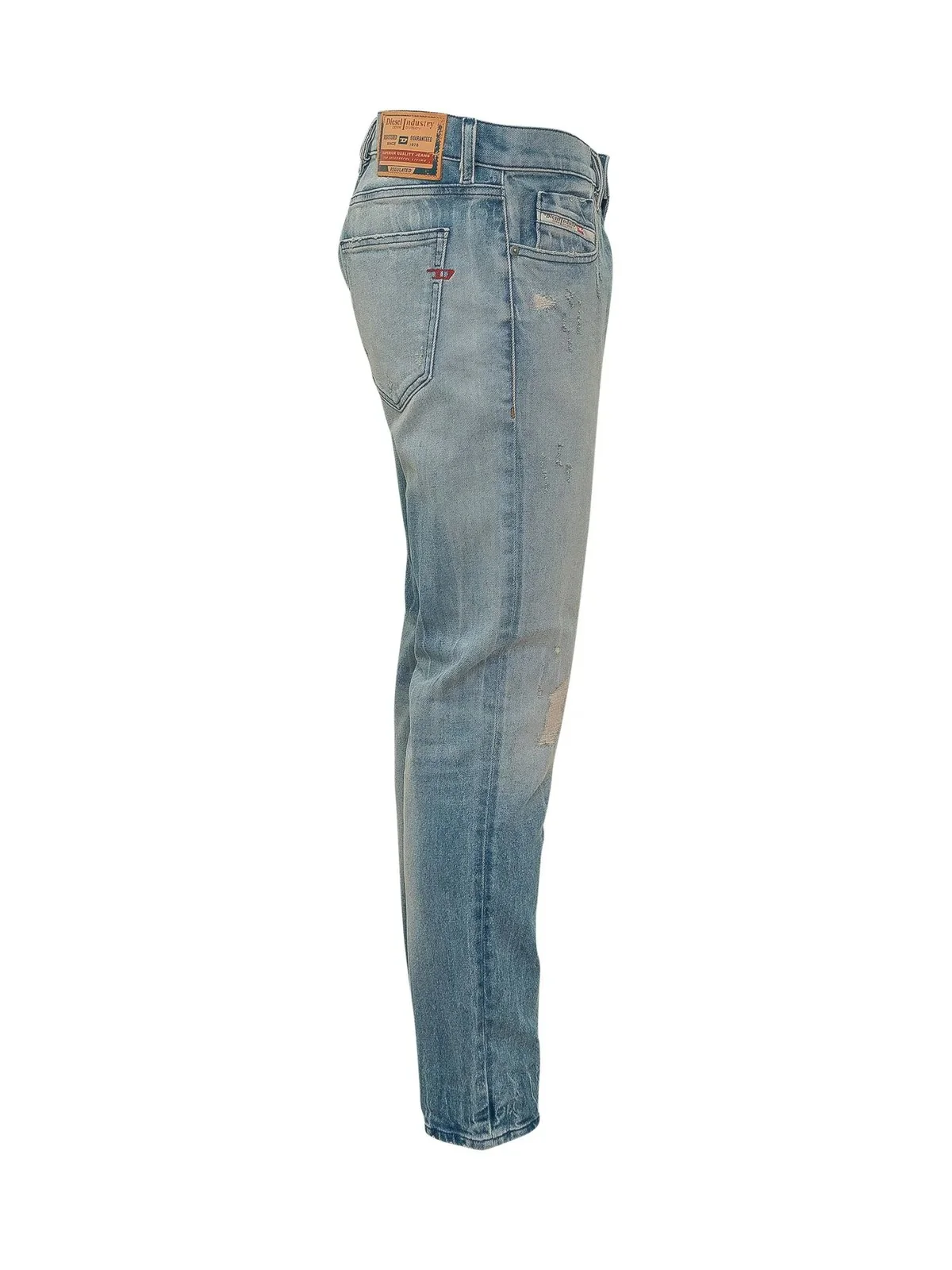 DIESEL Jeans Uomo 2019 D-STRUKT L.30 PANTALONI A03562 09N38 01 900 - DENIM - Image 3