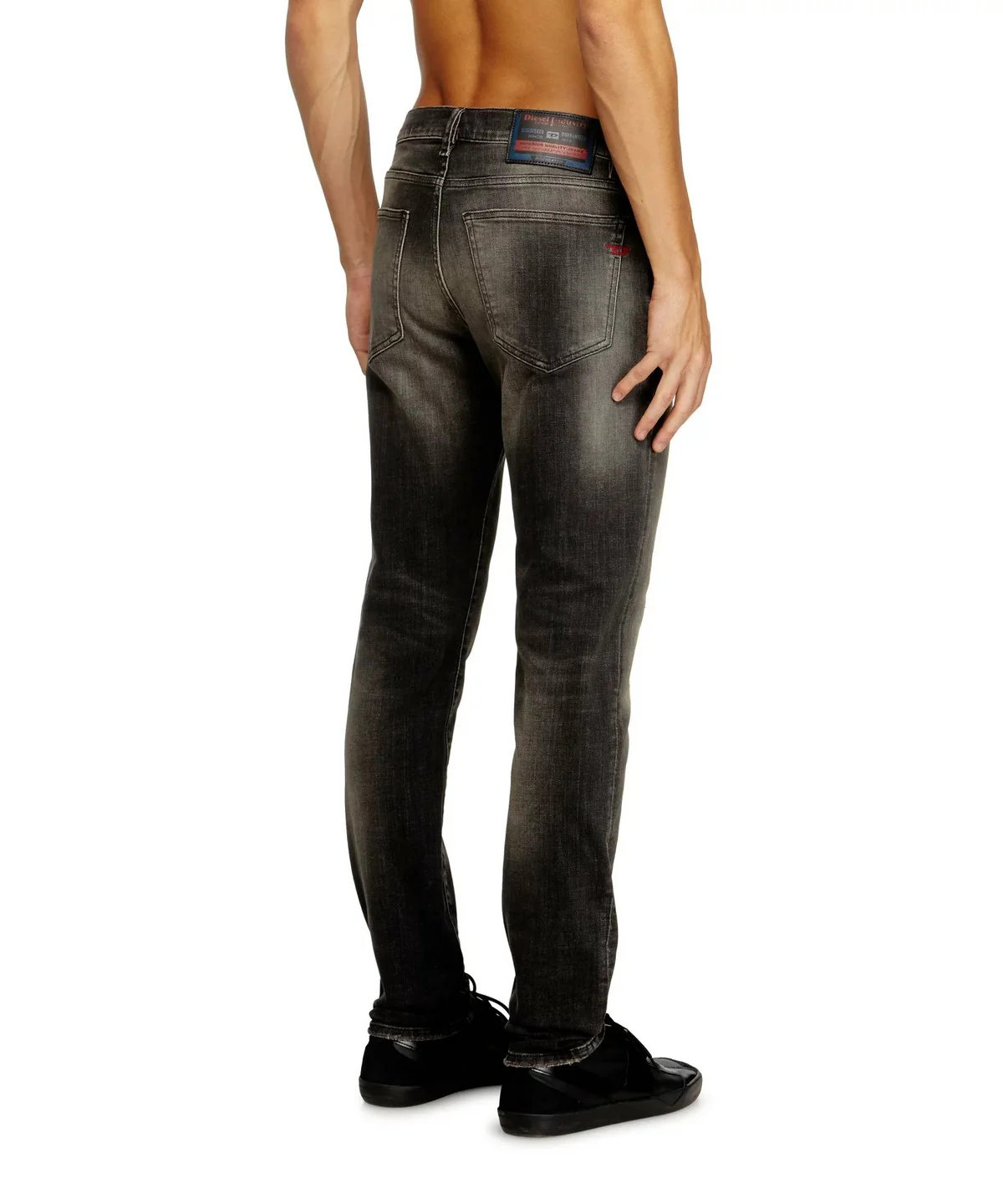 DIESEL Jeans Uomo 2019 D-STRUKT L.30 PANTALONI A03562 09N59 02 008 - BLACK/DENIM - Image 3
