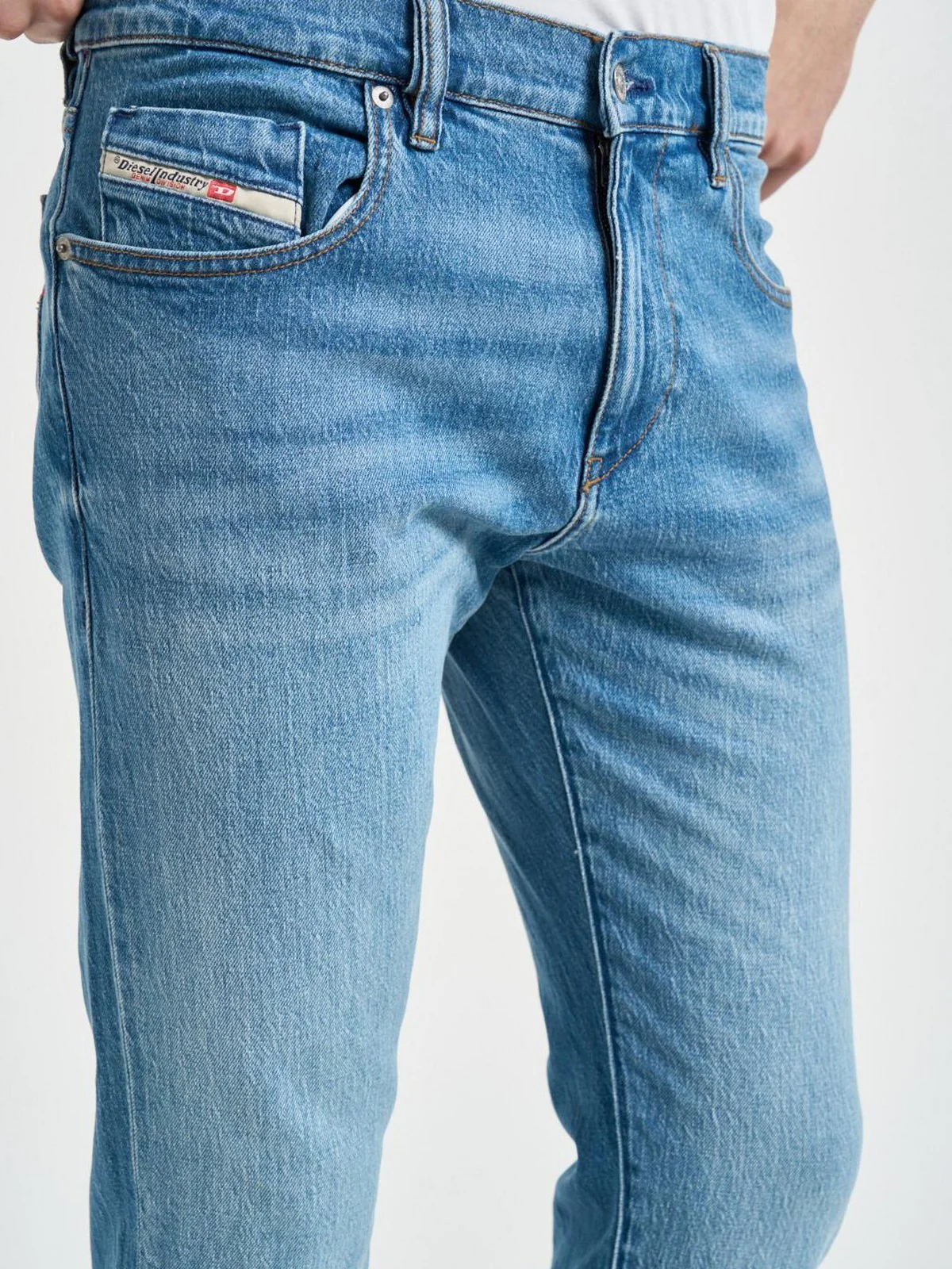DIESEL Jeans Uomo 2019 D-STRUKT L.30 PANTALONI A03562 0ADBK 01 900 - DENIM - Image 6