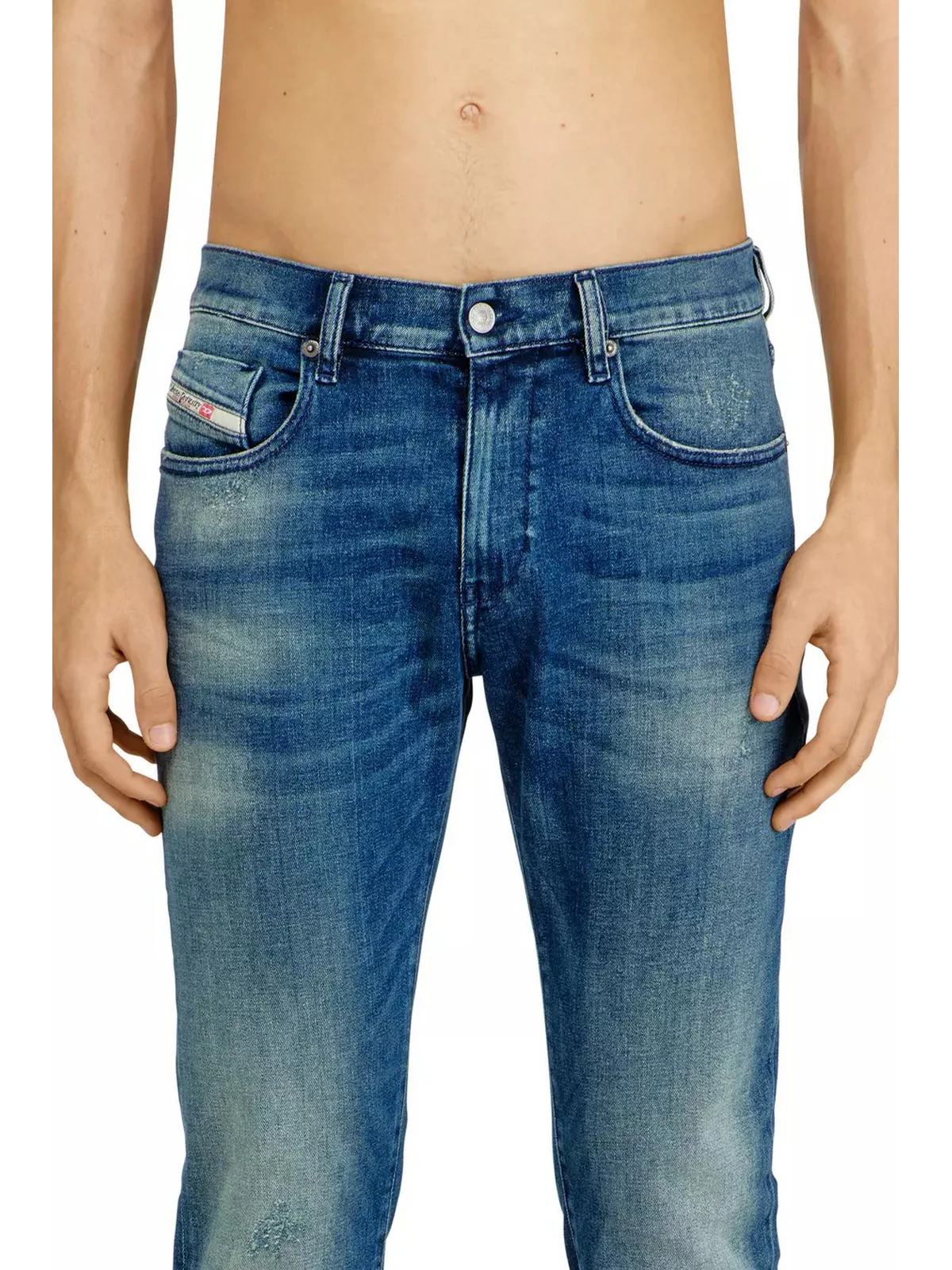 DIESEL Jeans Uomo 2019 D-STRUKT L.30 PANTALONI A03562 0ADBT 01 900 - DENIM - Image 3