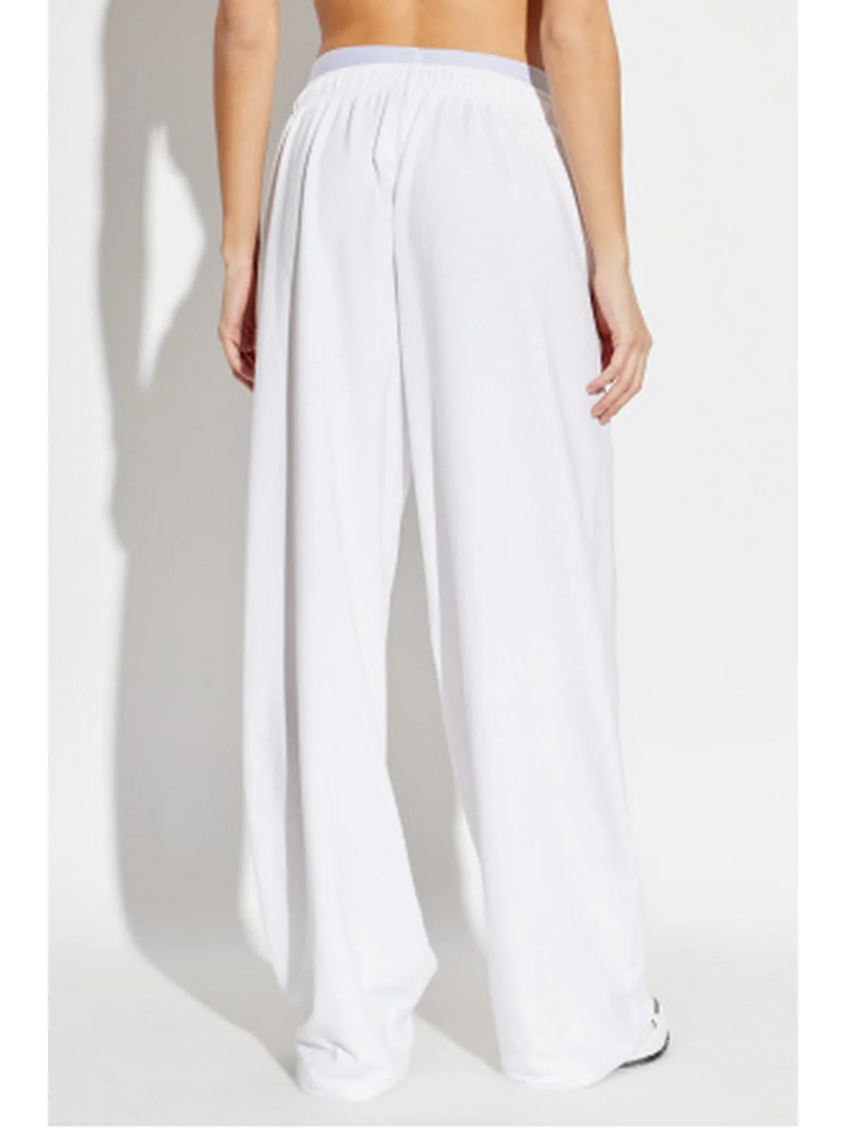 DIESEL Pantalone Donna LESLIE-D-POP PANTALONI A20876 0IKBJ 100 100 - WHITE - Image 3