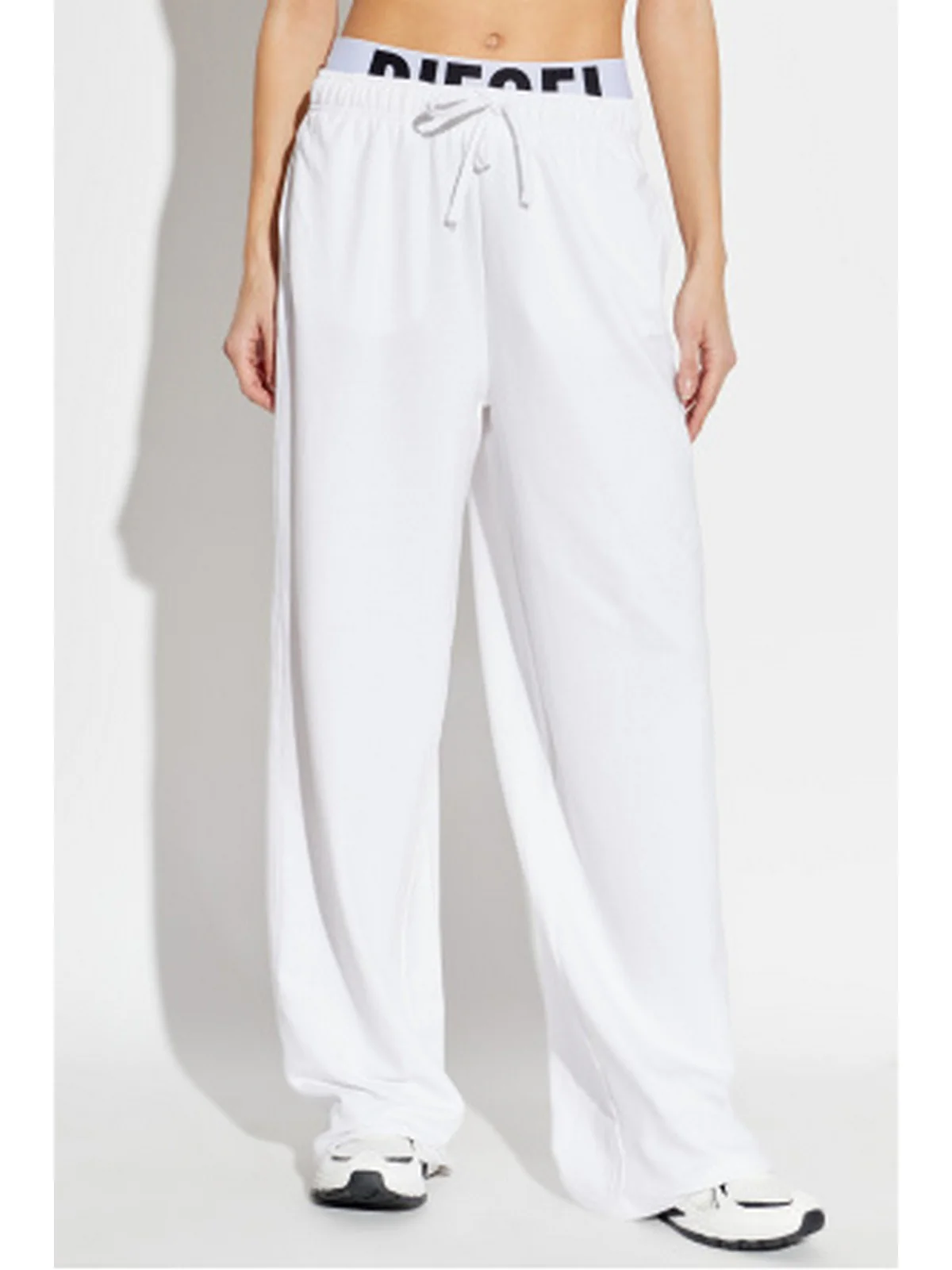 DIESEL Pantalone Donna LESLIE-D-POP PANTALONI A20876 0IKBJ 100 100 - WHITE - Image 4