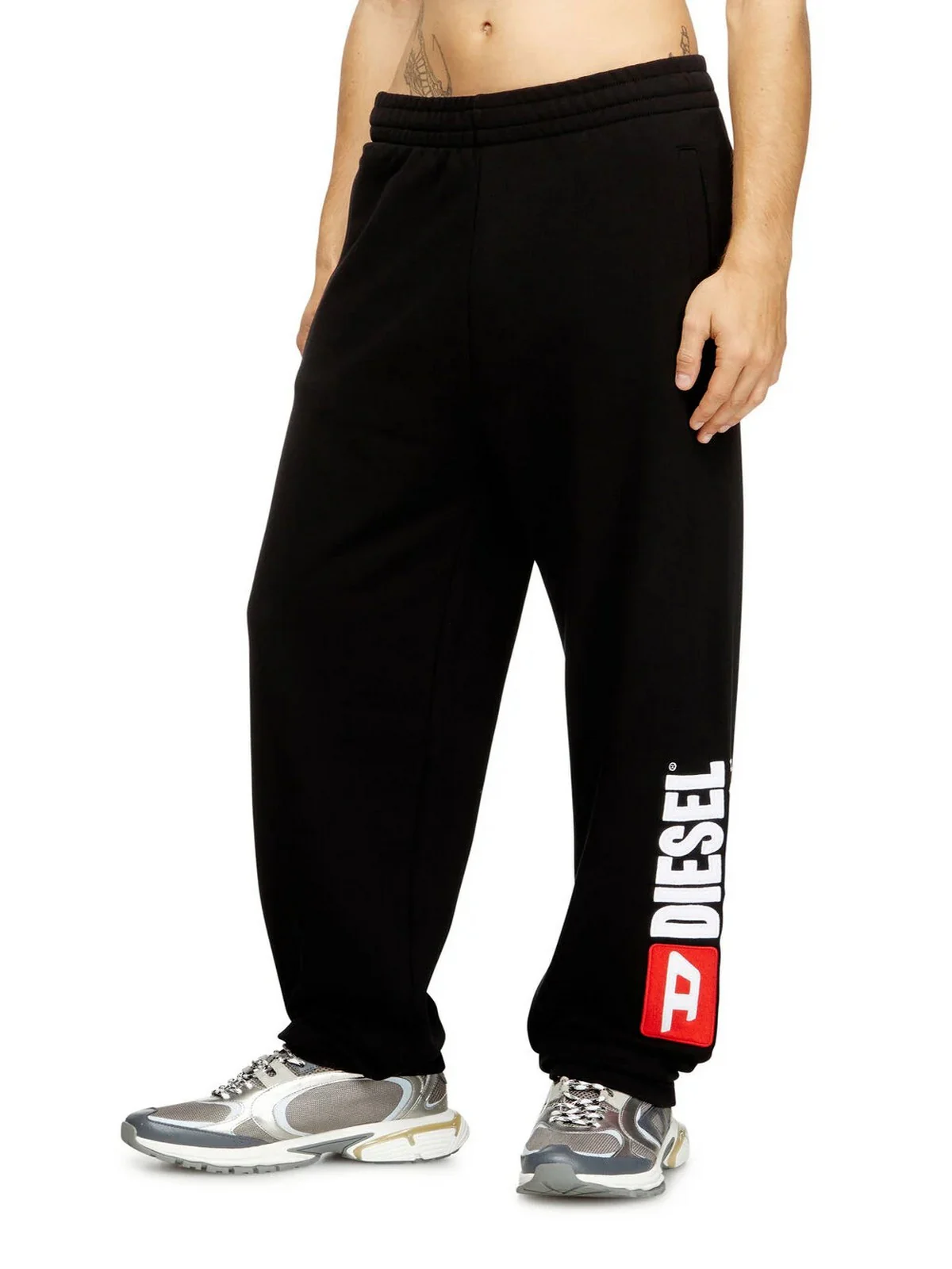 DIESEL Pantalone Uomo P-MARKY-DIV PANTALONI A20026 0GEAD 9XX 004 - DEEP/BLACK - Image 3