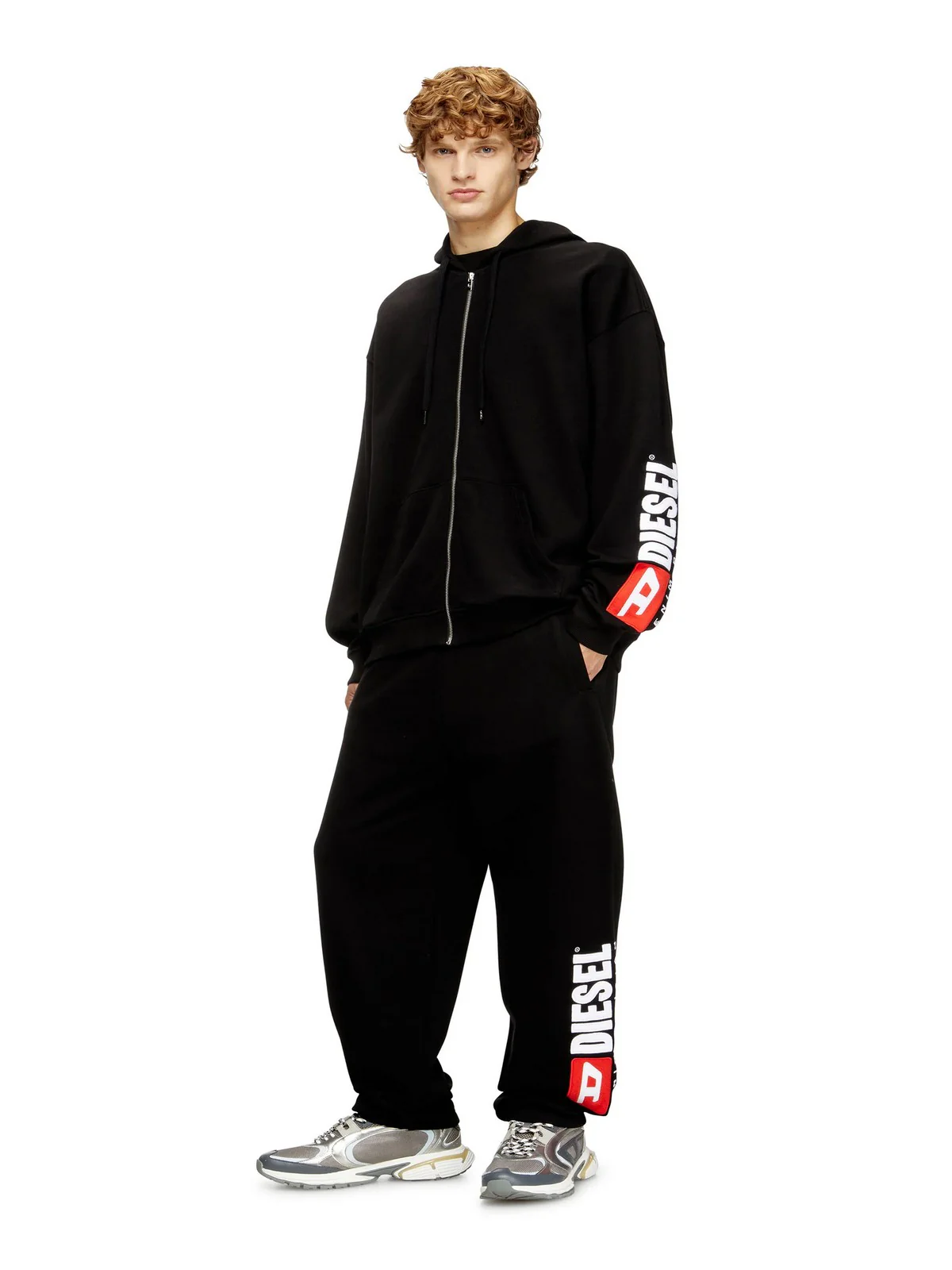 DIESEL Pantalone Uomo P-MARKY-DIV PANTALONI A20026 0GEAD 9XX 004 - DEEP/BLACK - Image 4