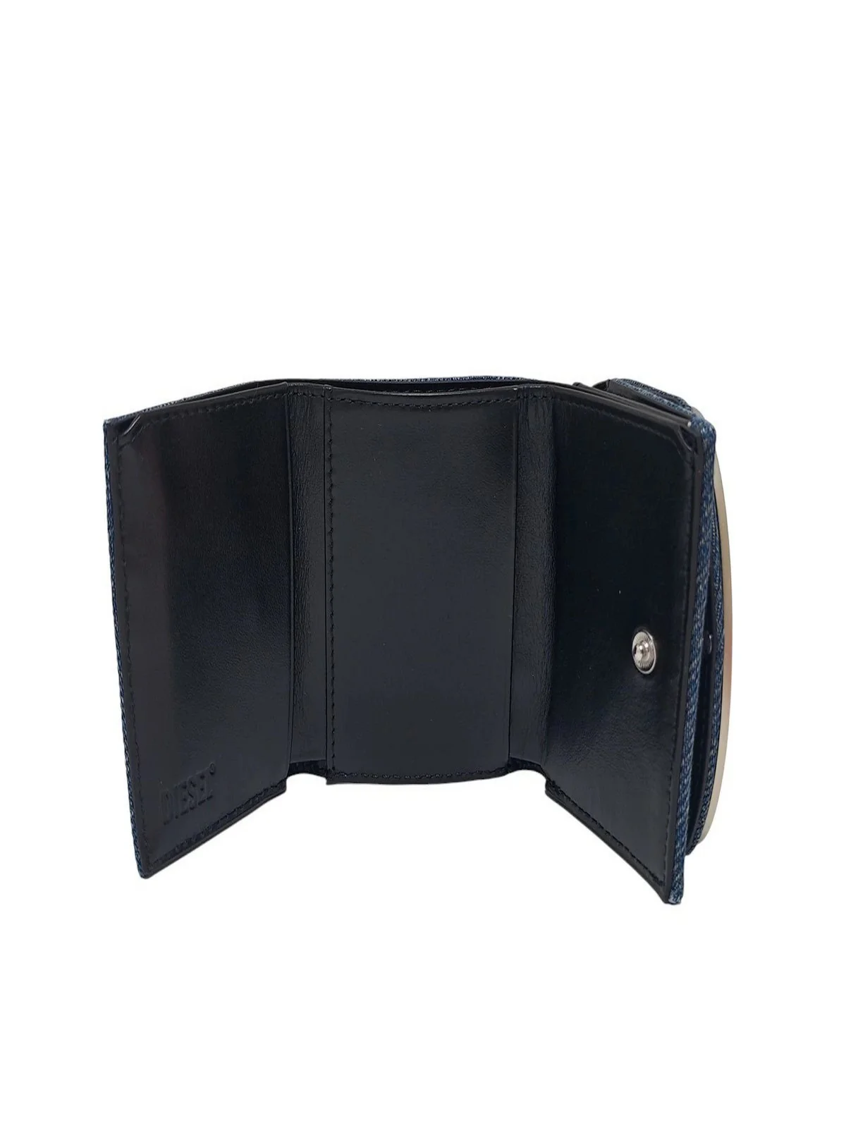 DIESEL Portafoglio Donna 1DR 1DR TRI FOLD COIN XS II WALLET X09887 P1730 H8457 420 - MEDIUM BLUE - Image 2