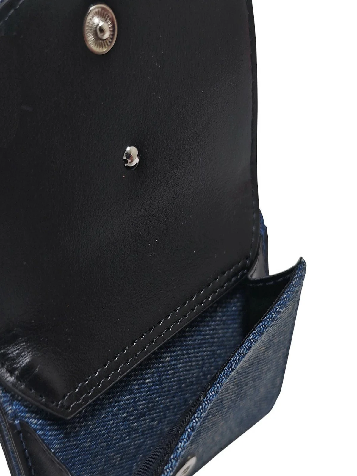 DIESEL Portafoglio Donna 1DR 1DR TRI FOLD COIN XS II WALLET X09887 P1730 H8457 420 - MEDIUM BLUE - Image 3