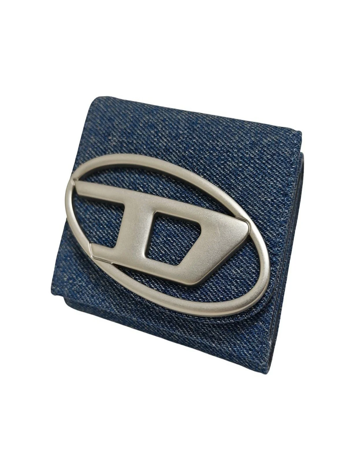 DIESEL Portafoglio Donna 1DR 1DR TRI FOLD COIN XS II WALLET X09887 P1730 H8457 420 - MEDIUM BLUE - Image 5