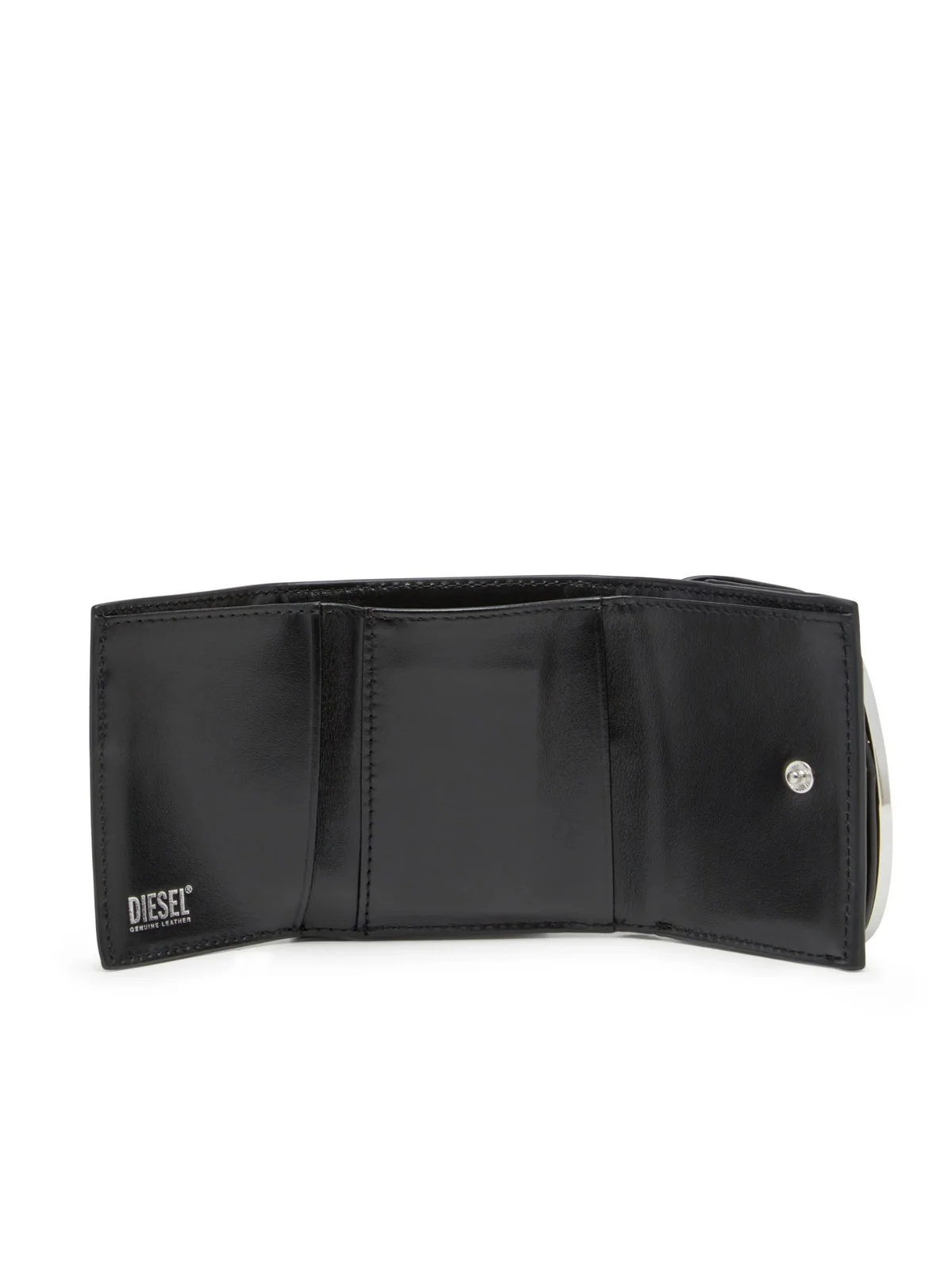 DIESEL Portafoglio Donna 1DR 1DR TRI FOLD COIN XS II WALLET X09887 PR818 T8013 001 - BLACK - Image 4