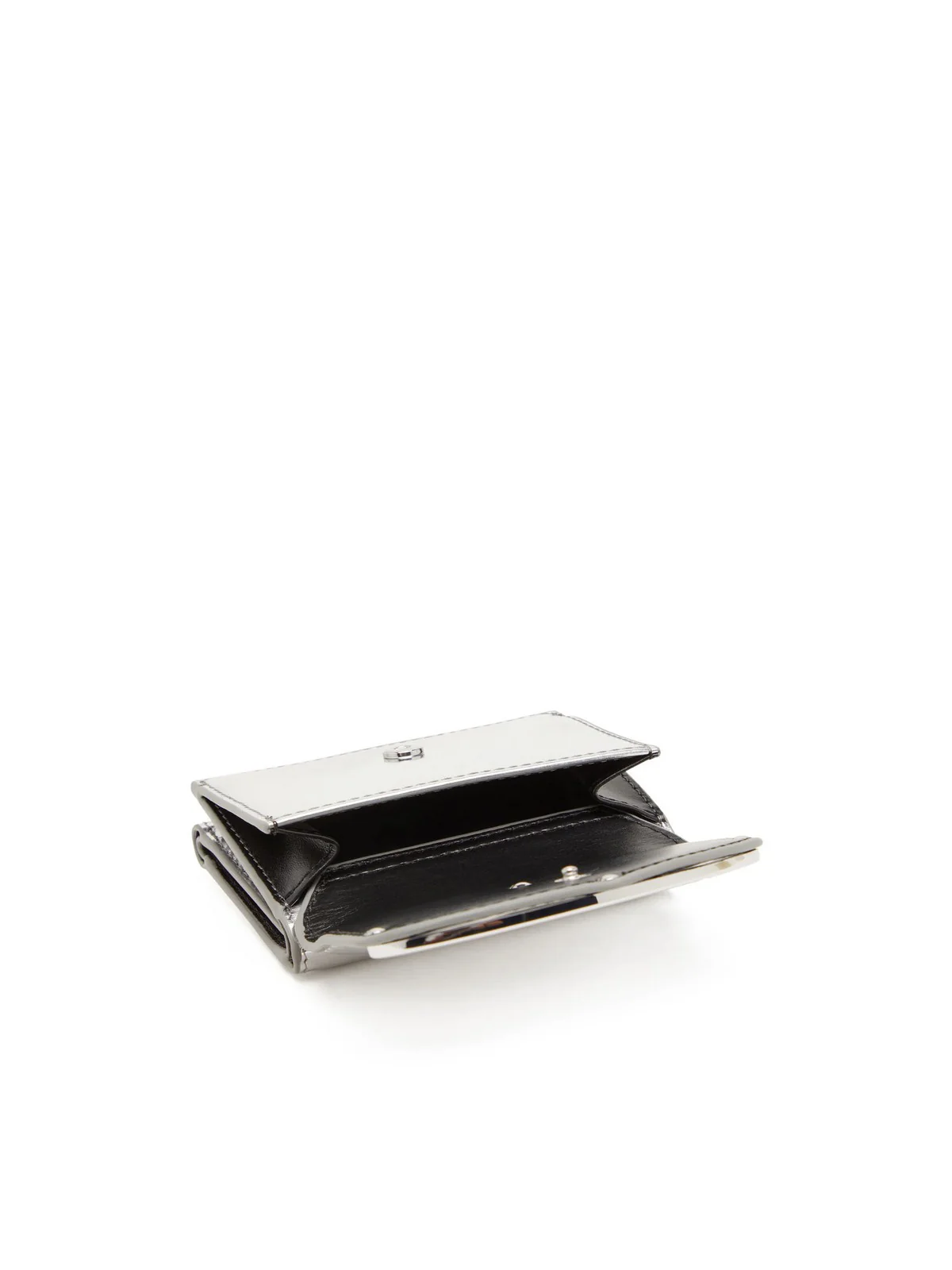 DIESEL Portafoglio Donna 1DR 1DR TRI FOLD COIN XS II WALLET X09887 PS202 H0535 981 - SILVER - Image 2