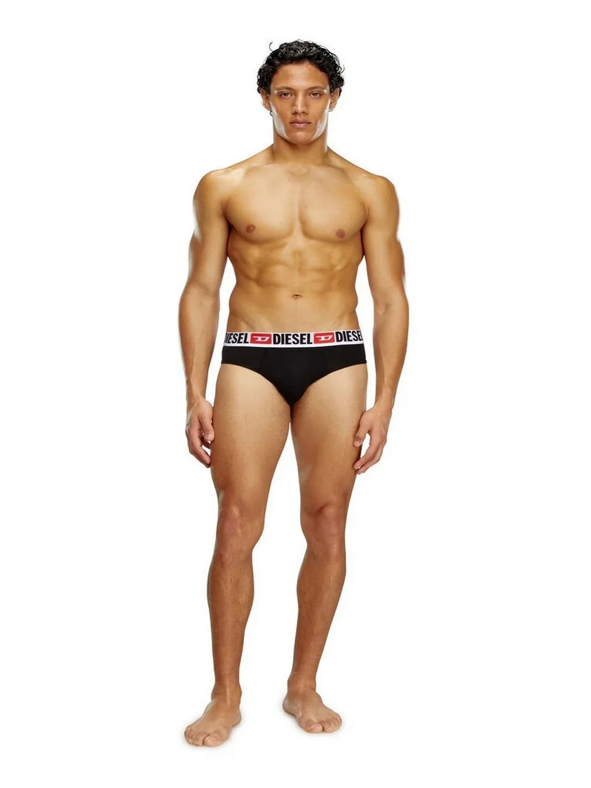 DIESEL Slip Uomo UMBR-ANDRETHREEPACK MUTANDE 00SH05 0DDAI E3784 012 - COLLAGE/BLACK - Image 4